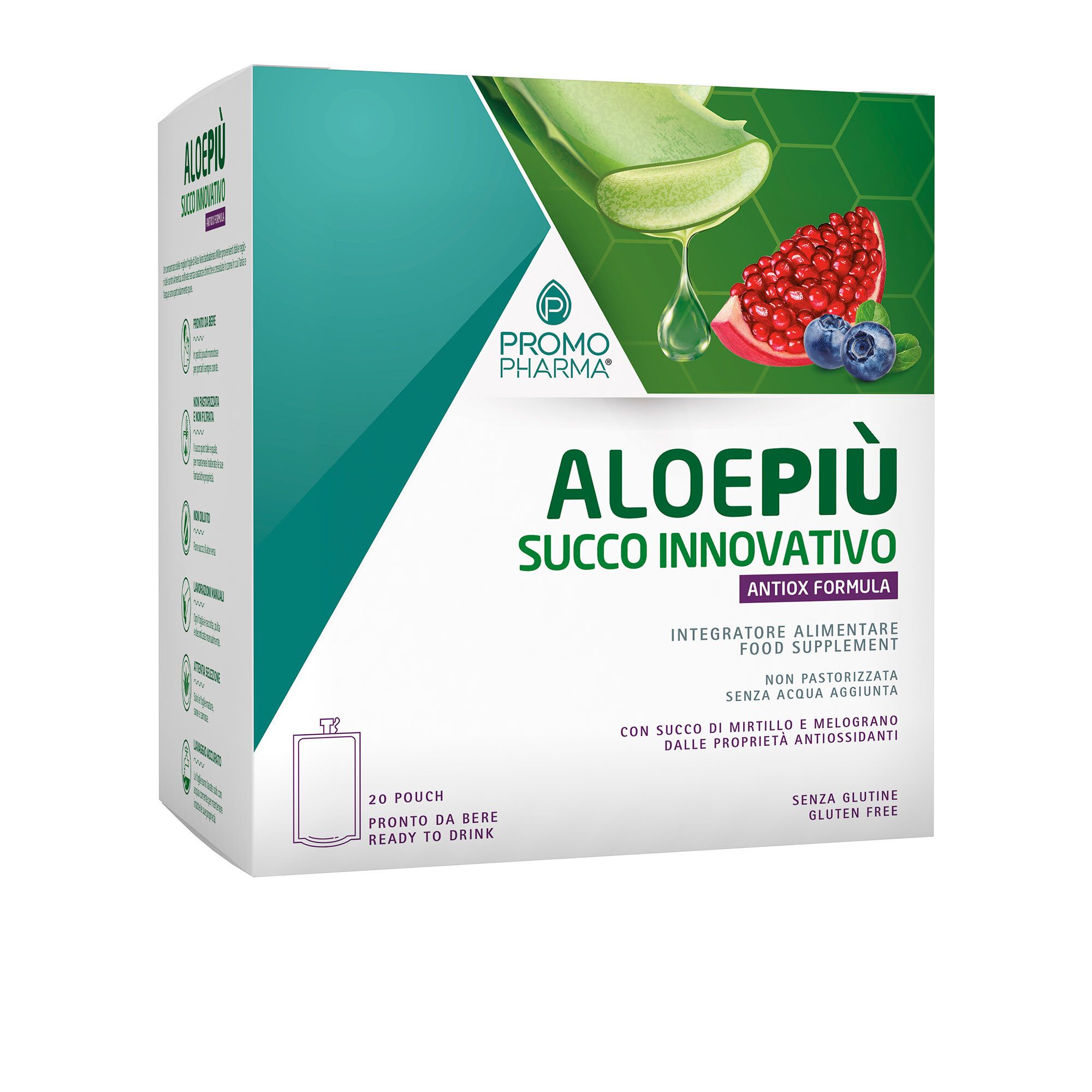Image of Aloe Più Antiox Formula Integratore (20x50 ml)
