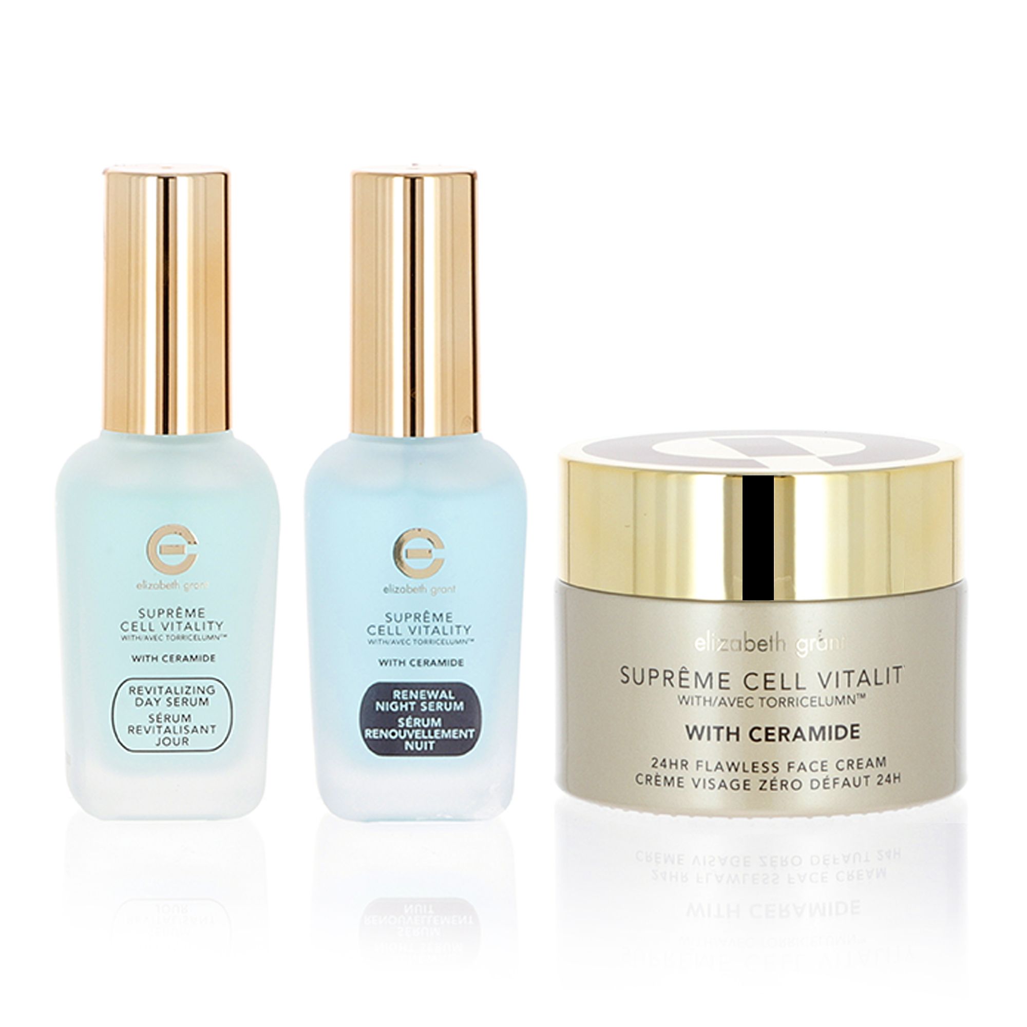 Elizabeth Grant Supreme Cell Vitality Kit 3 prodotti viso QVC Italia