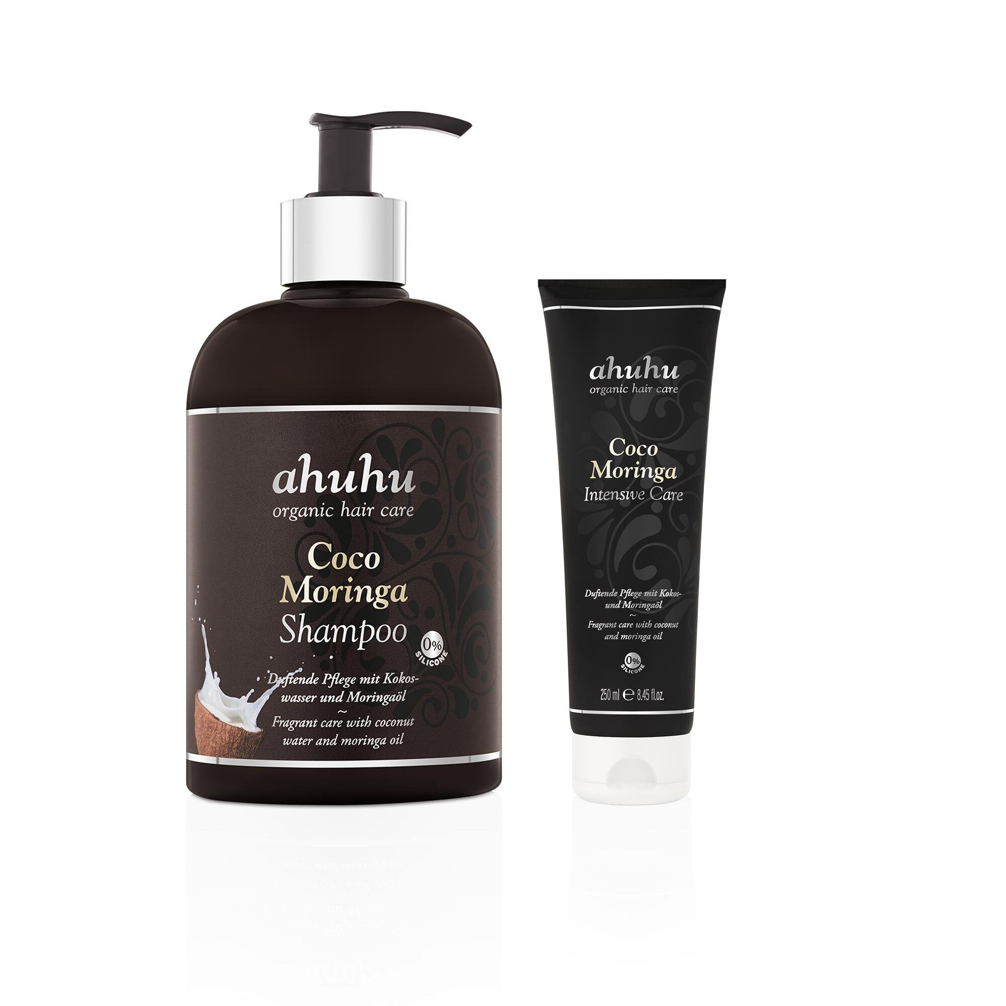 Image of Coco Moringa: shampoo e trattamento cosmetico capelli