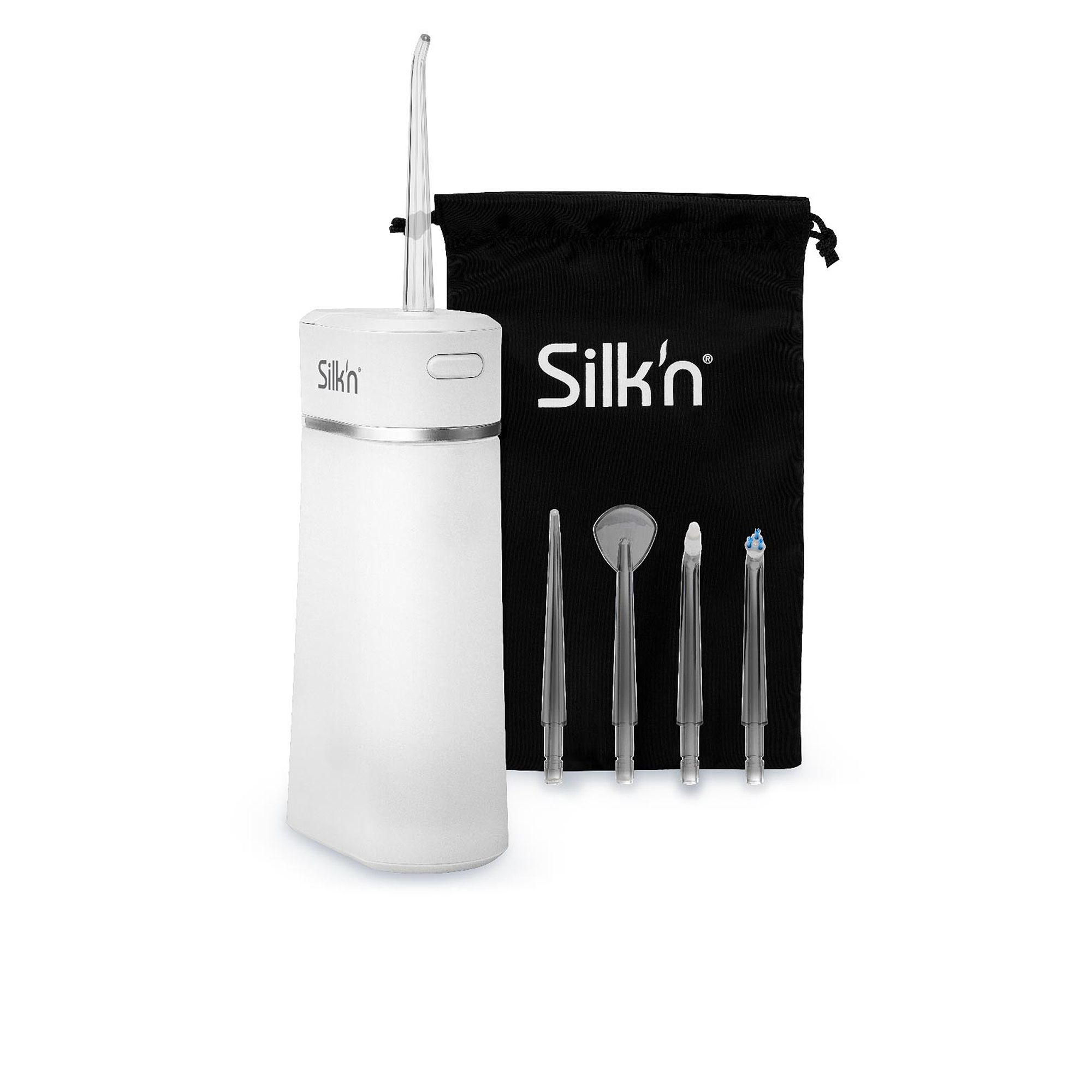Image of Optifloss kit idropulsore per l'igiene orale con 5 testine