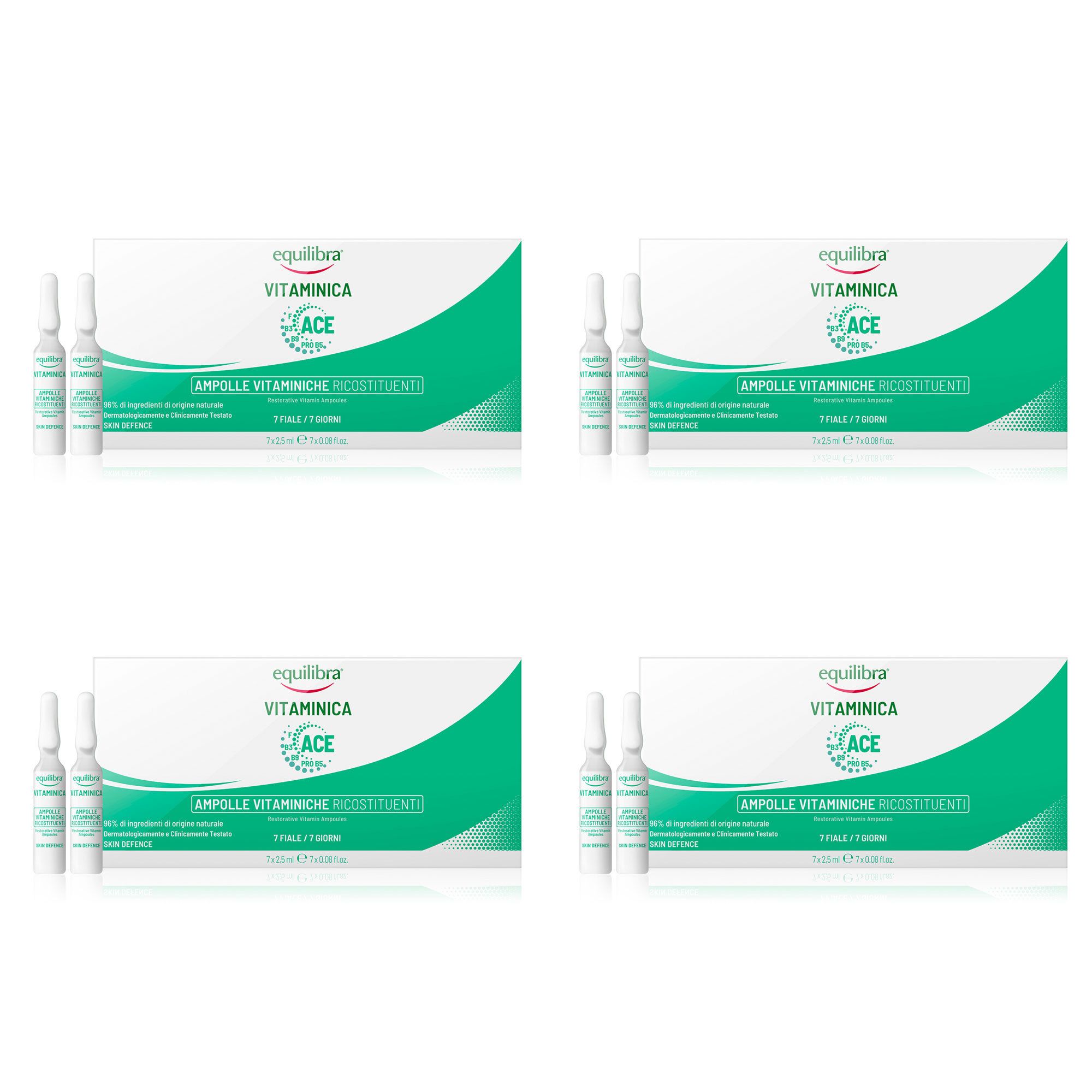 Image of 4 confezioni di Ampolle Vitaminiche Ricostituenti (7 fiale cad.)