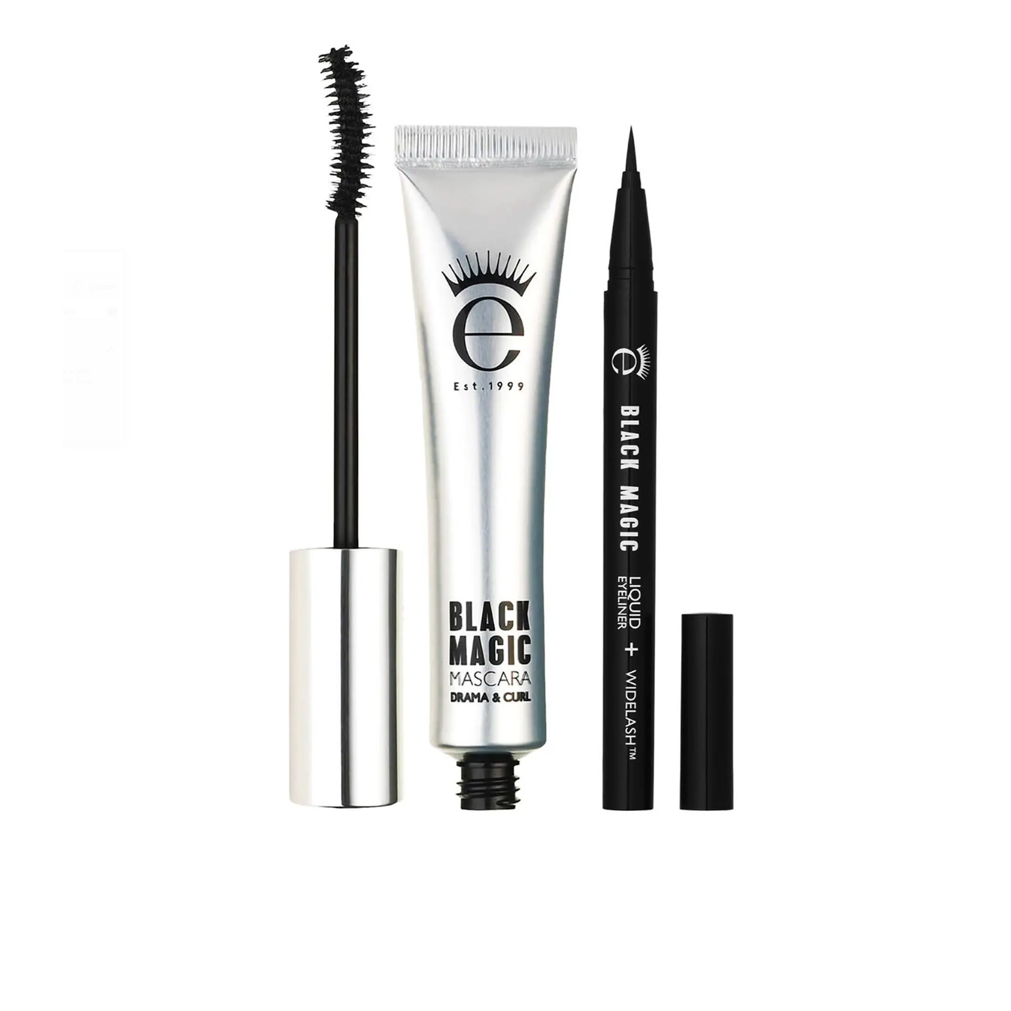 Eyeko Mascara + eyeliner travel size Kit Mini Duo Black QVC Italia