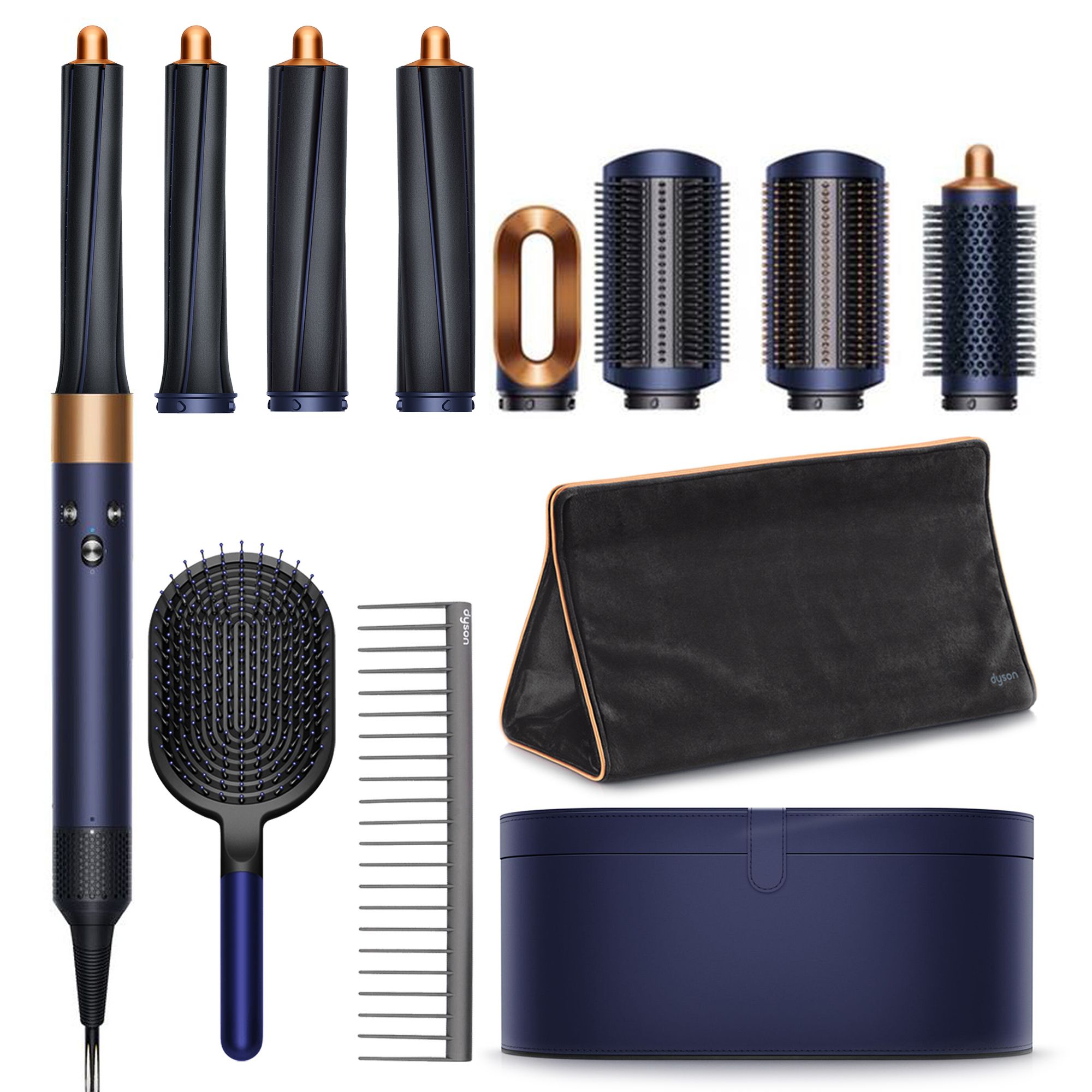 Dyson Airwrap™ Styler completo Long Blu di Prussia + accessori QVC Italia