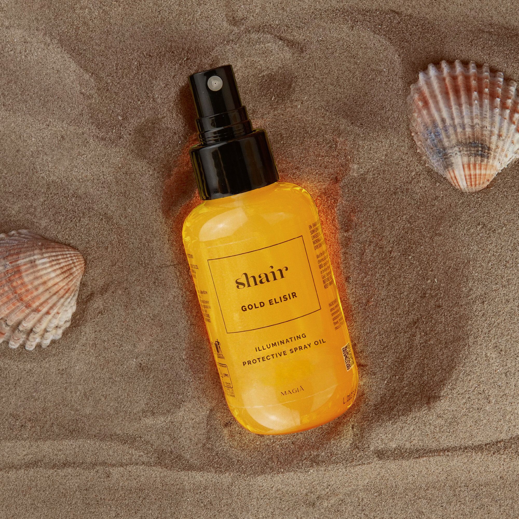 Shair Olio spray protettivo per capelli Gold Elisir - QVC Italia