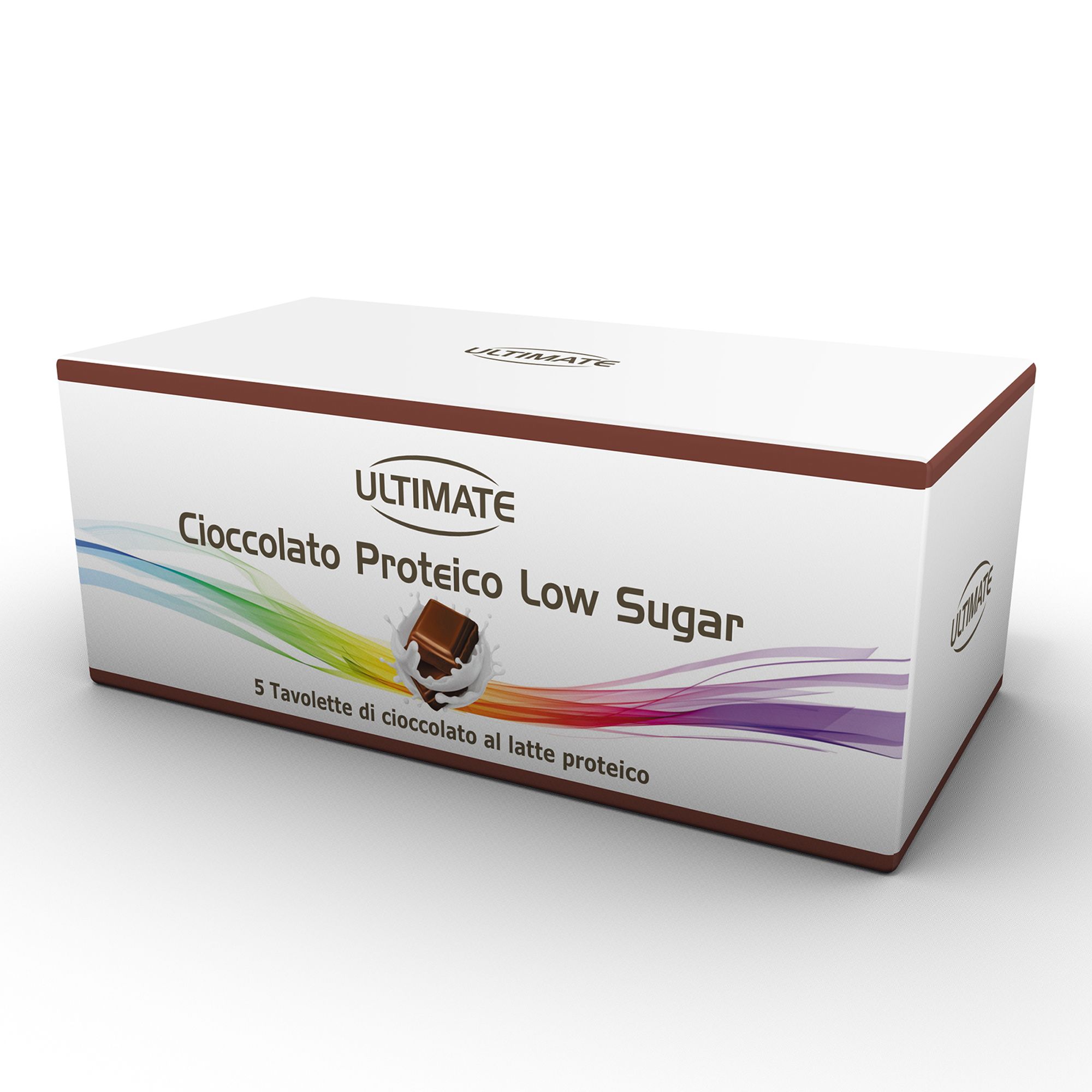 Image of 5 tavolette di cioccolato proteico Low Sugar
