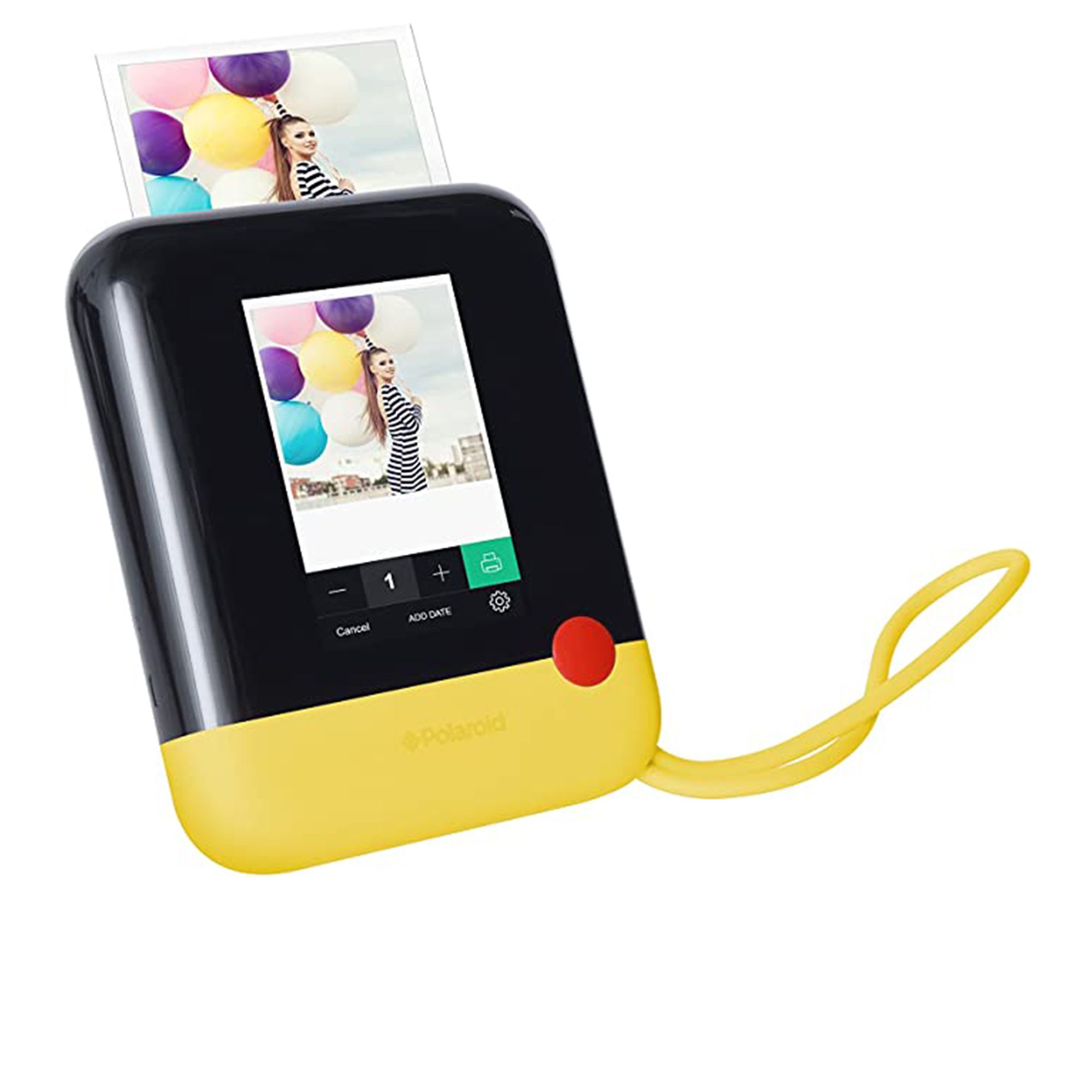 Pop Instant Print fotocamera digitale istantanea colore giallo-nero