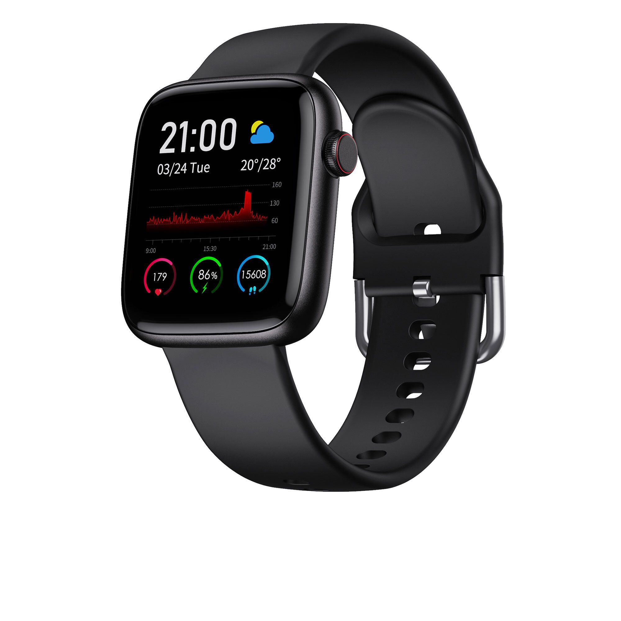 Image of Miami Smartwatch display 1.4", IP68, per iOS e Android