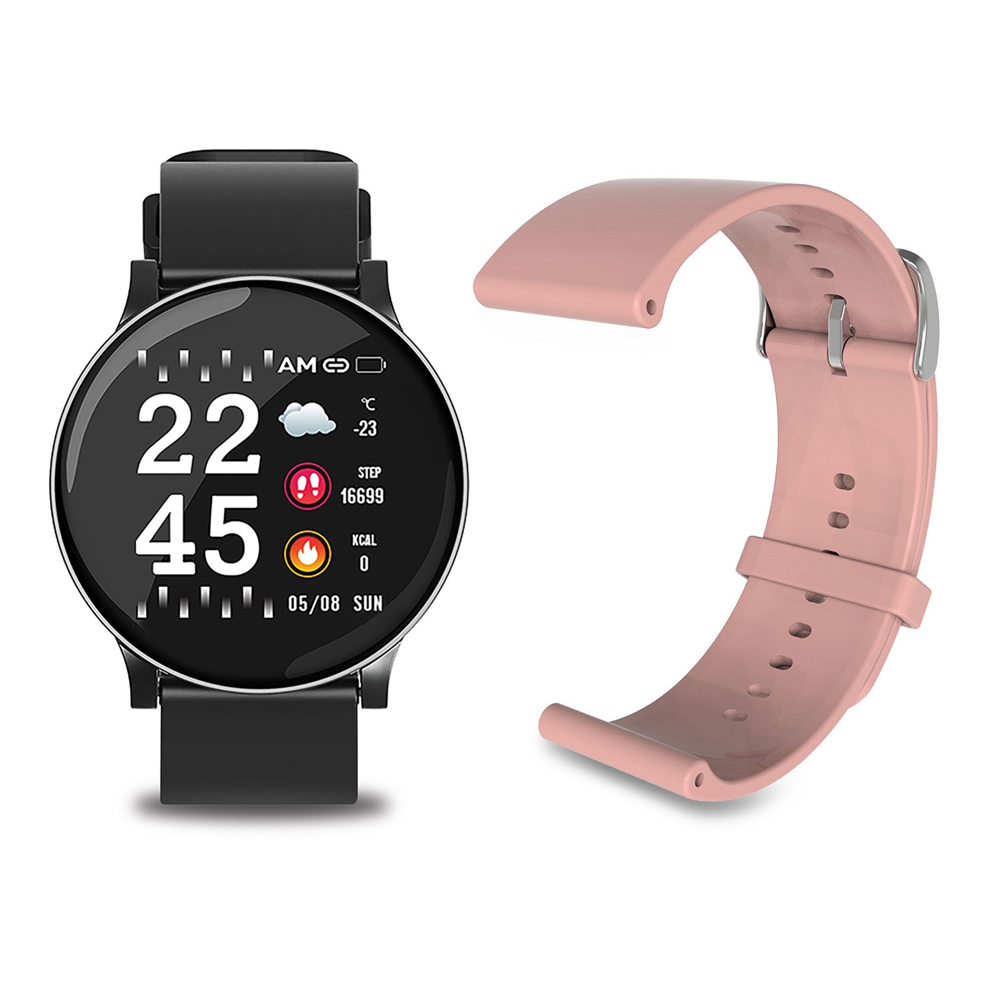 Image of Orologio fitness Smartwatch 5 + cinturino di ricambio