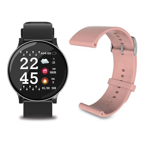 Bijoux Orologio fitness Smartwatch 5 + cinturino di ricambio - QVC