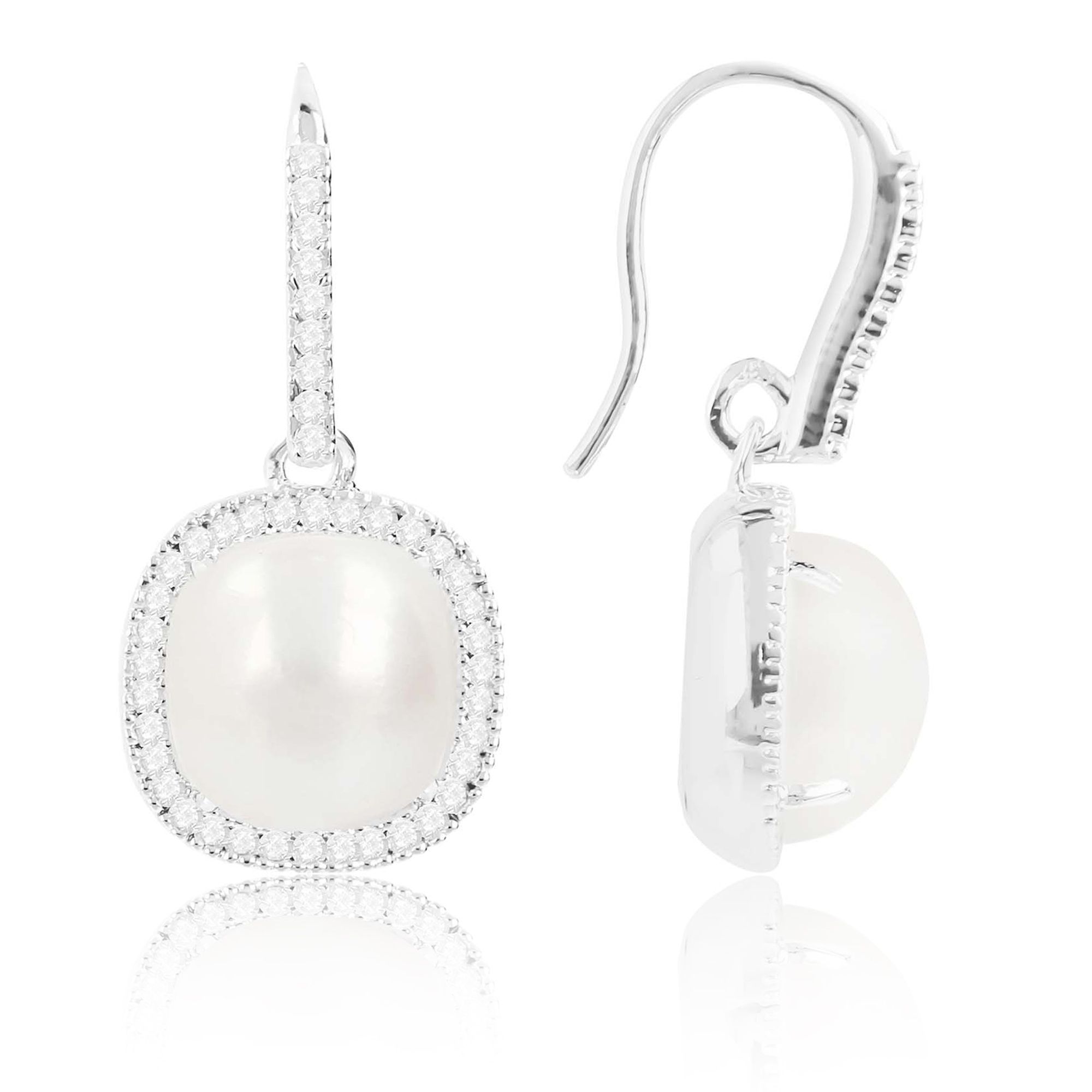 by Perlaviva Orecchini in argento con perle coltivate