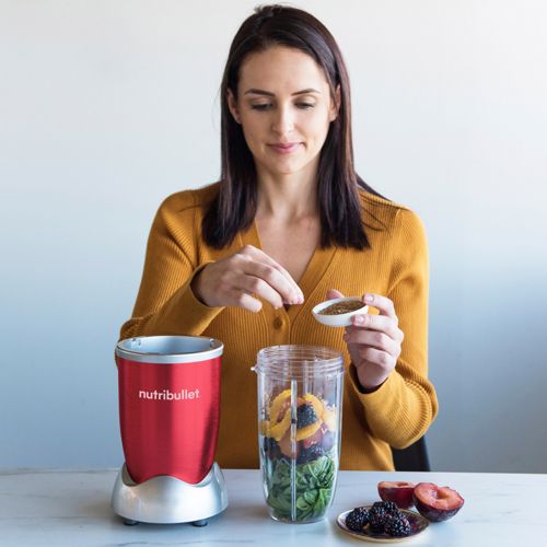 Nutribullet Frullatore Pro 900 con caraffa, 2 anelli e coperchio QVC