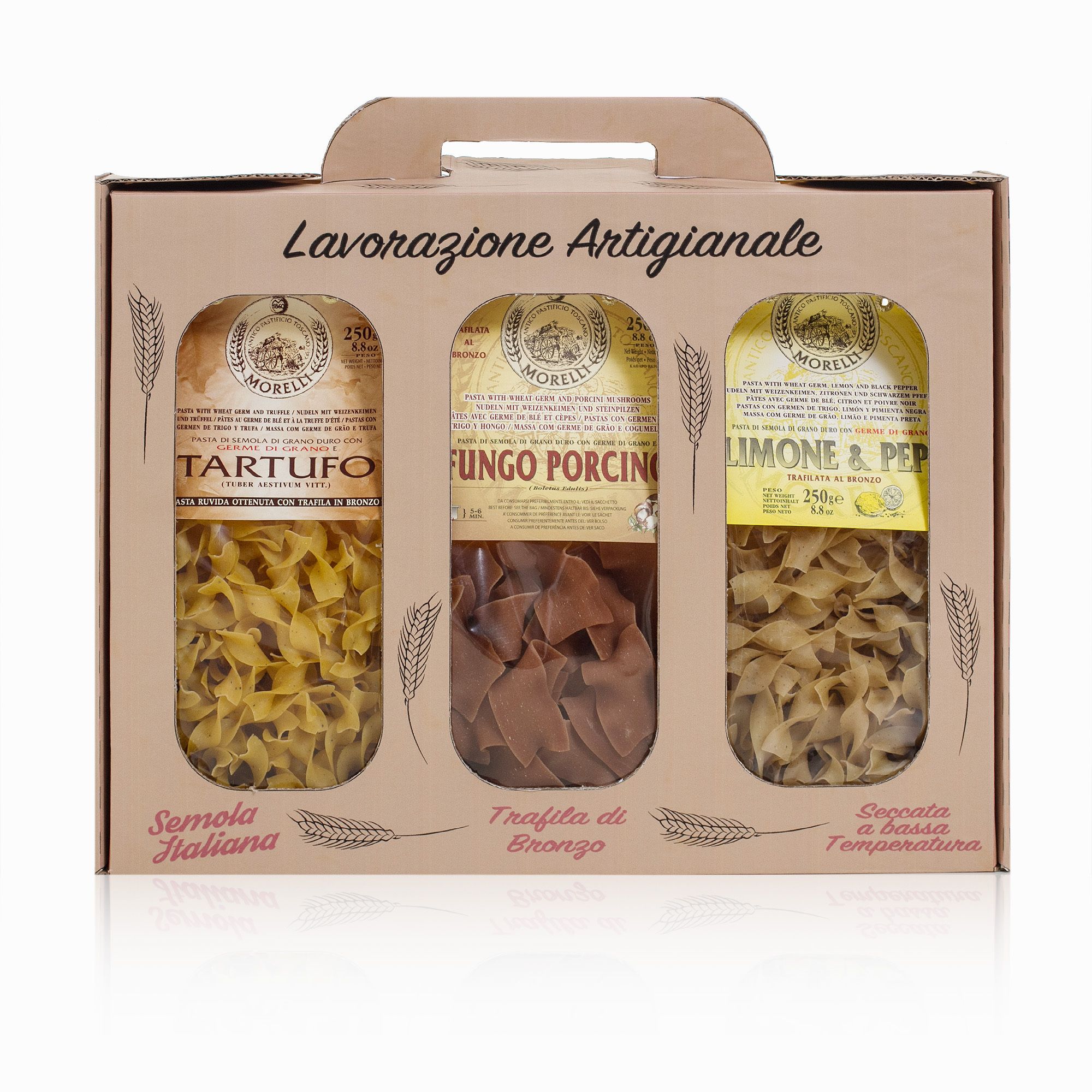 Kit Valigetta dei Sapori con 3 confezioni di pasta