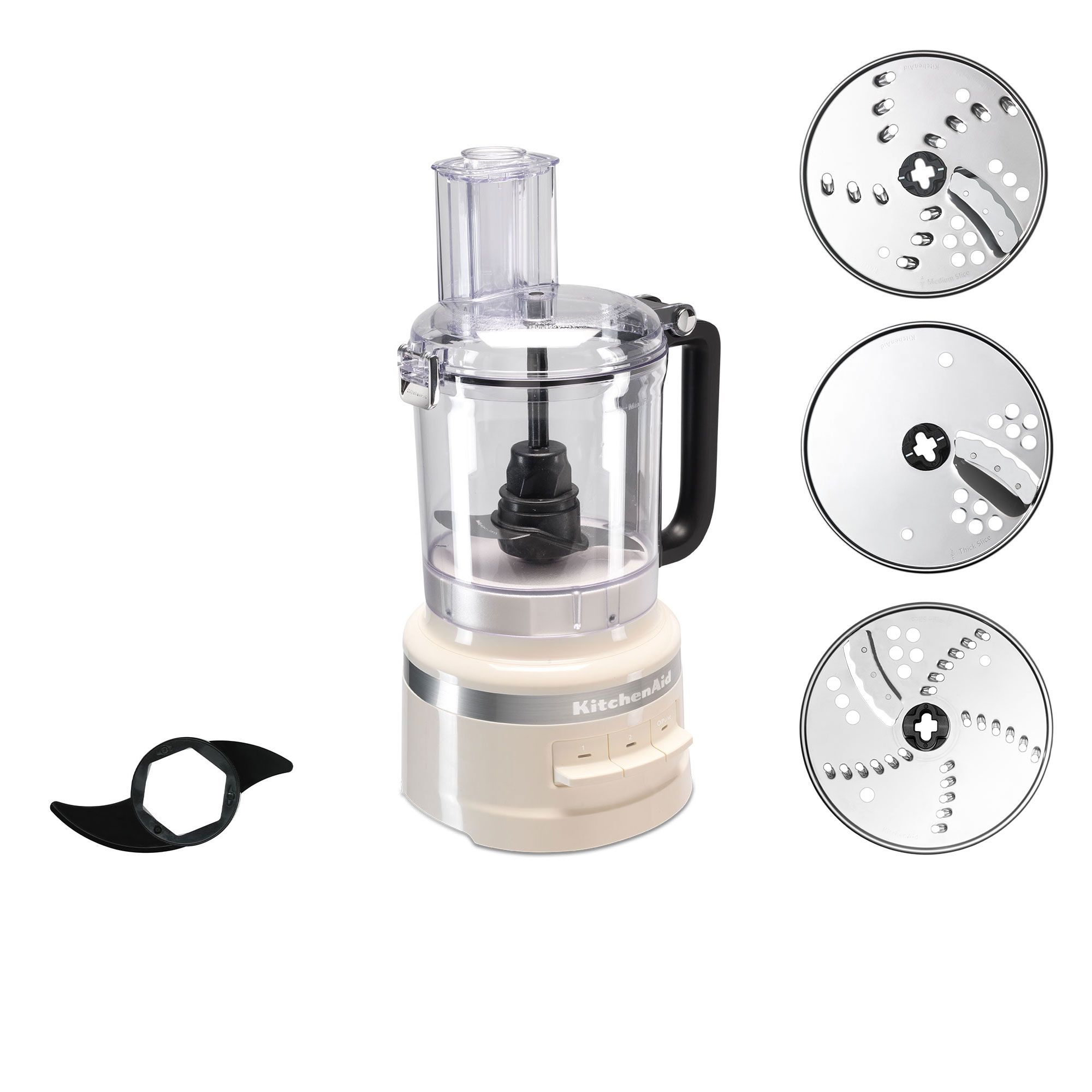 KitchenAid 5KFP0919 Food Processor 2.1l 3 dischi 2 lame QVC Italia