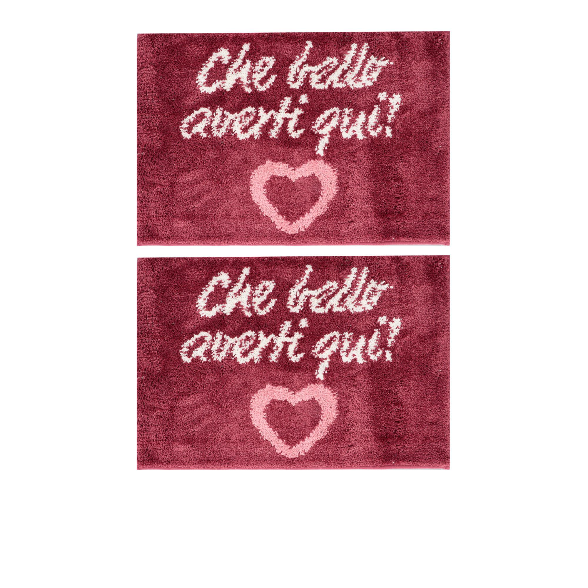 Image of 2 tappetini antiscivolo Love