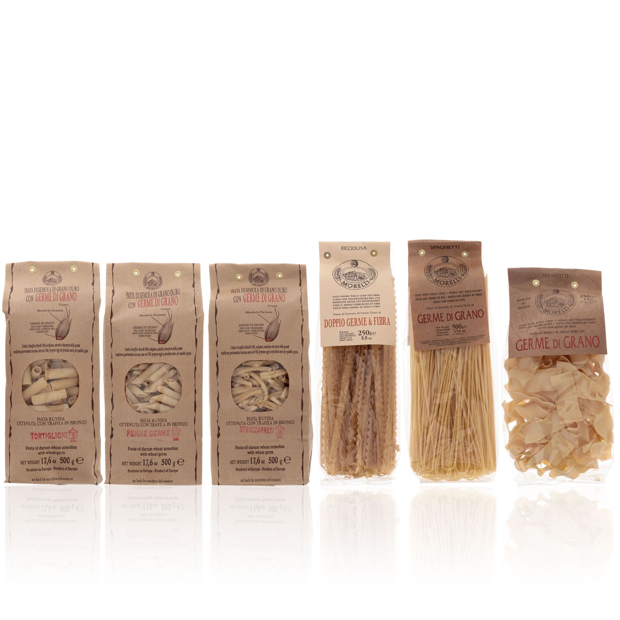 Image of 6 confezioni pasta al germe di grano