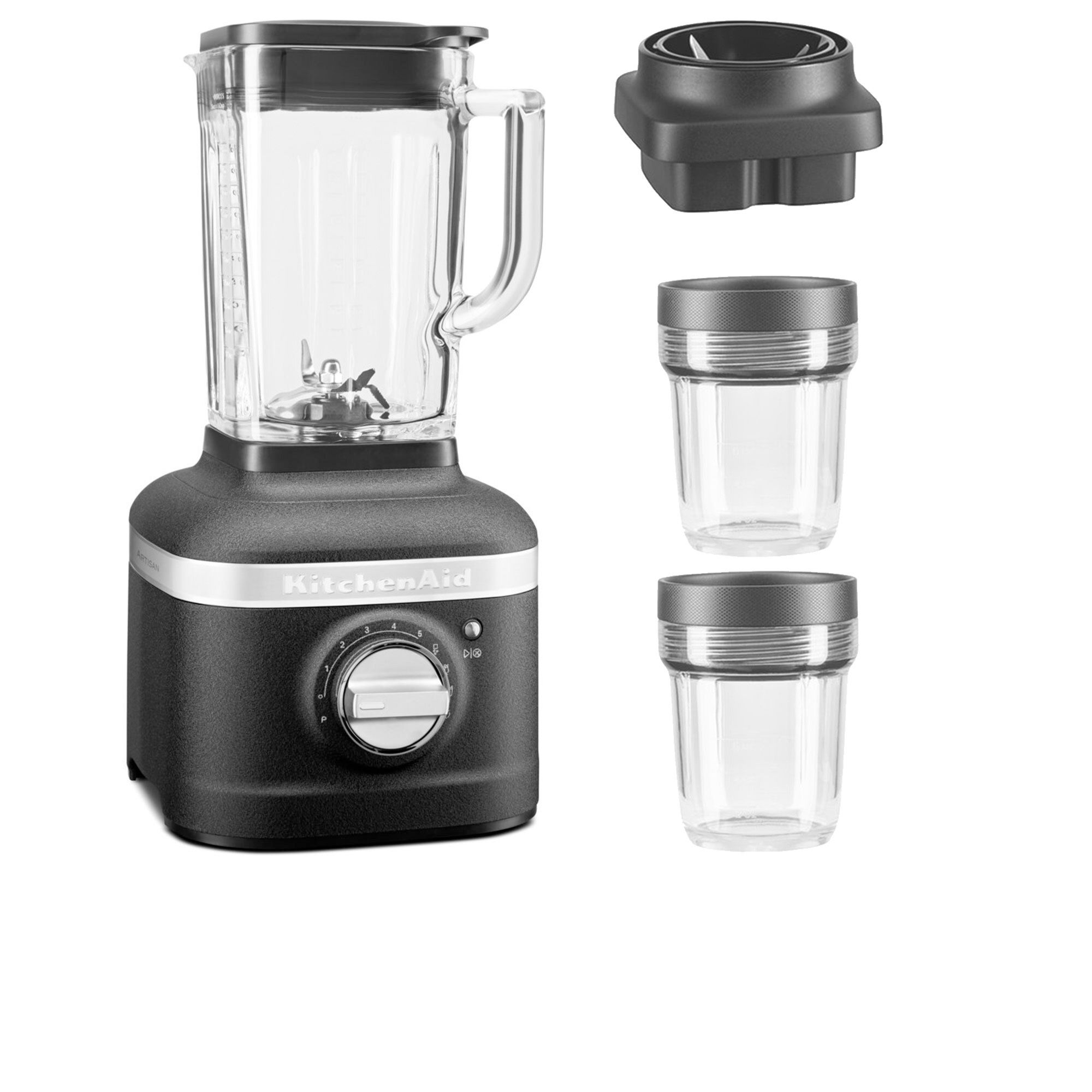 KitchenAid Blender 5 velocità+set 2 mini jar QVC Italia