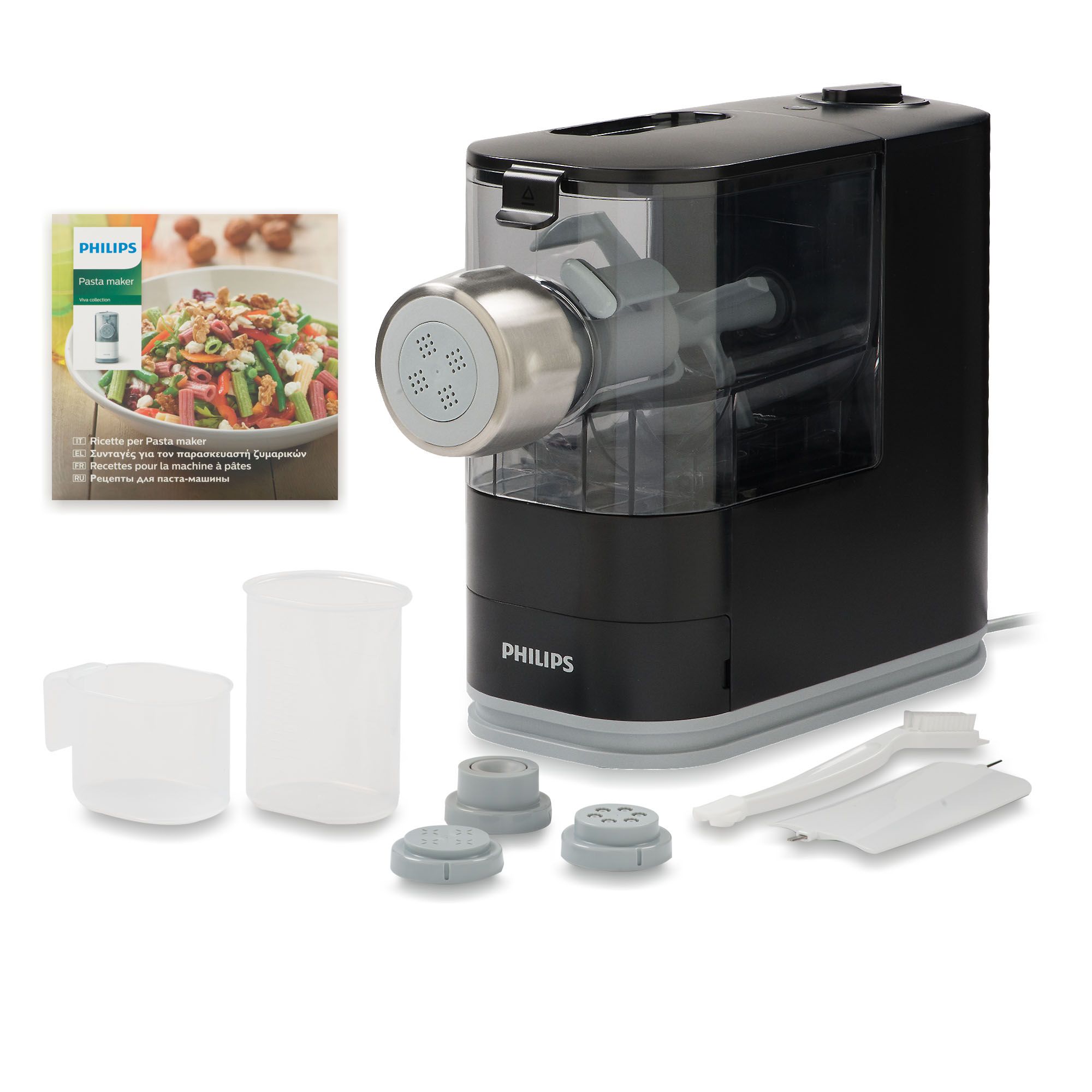 Philips Pasta Maker Viva per fare la pasta fresca con 4 dischi QVC Italia