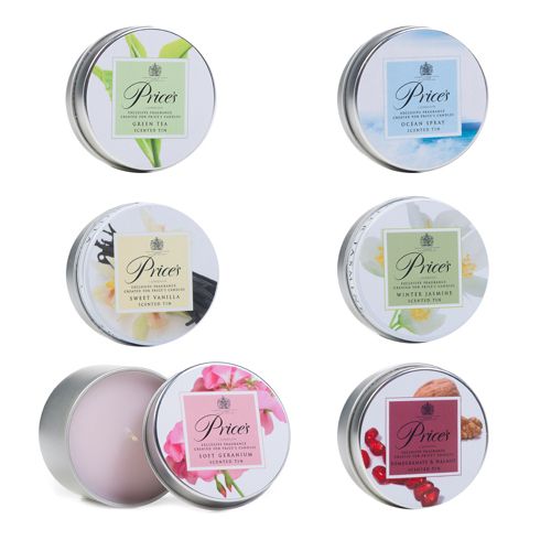 Price's Candles Set 2 giare medie linea Fragrance - QVC Italia