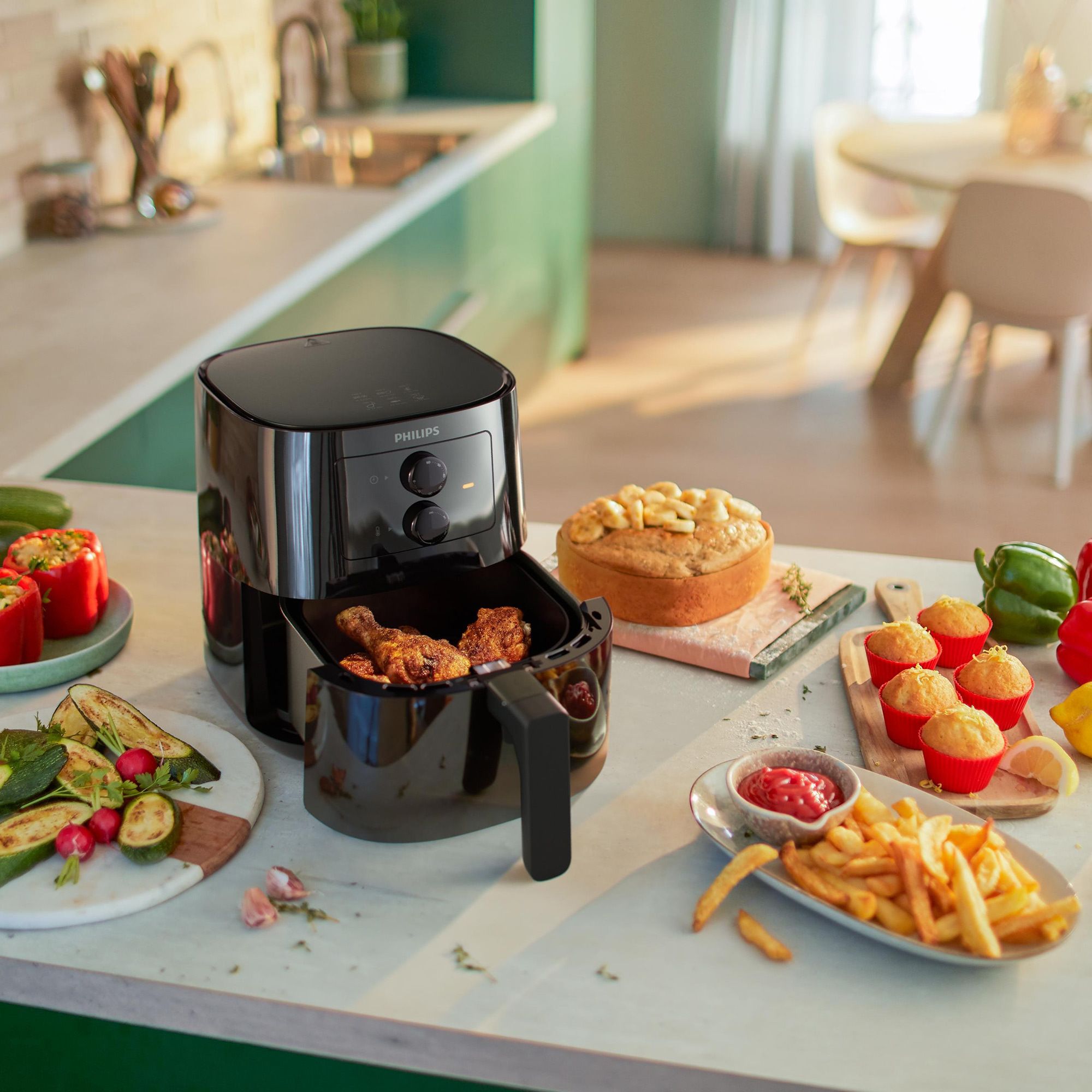 Philips Airfryer Essential Compact Friggitrice ad aria - QVC Italia