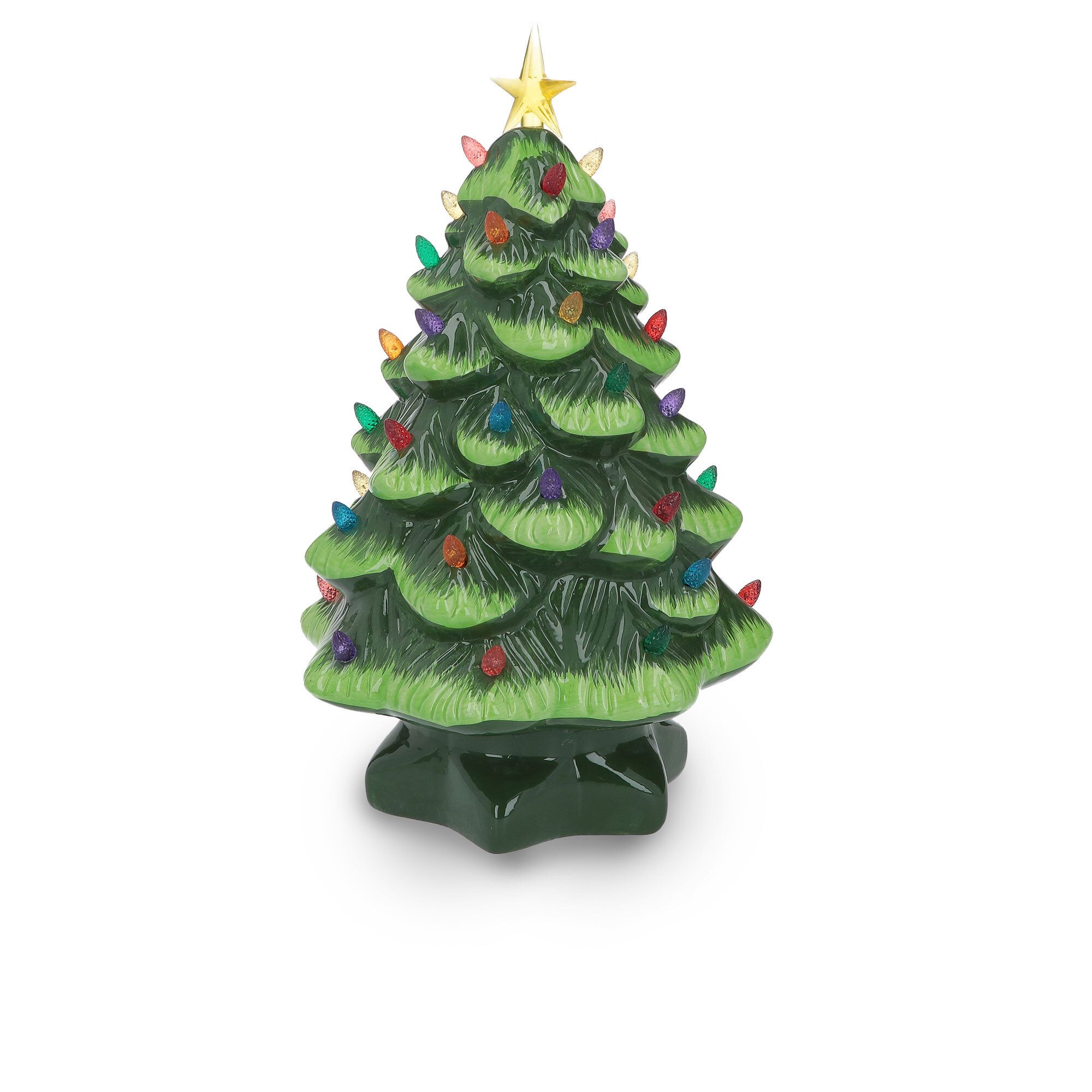 Regali Di Natale Qvc.Mr Christmas Mini Albero Di Natale In Ceramica Qvc Italia