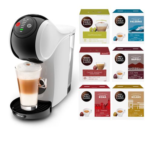 Nescafè Dolce Gusto Macchina da Caffè DeLonghi (32 capsule in omaggio) 1  pezzo