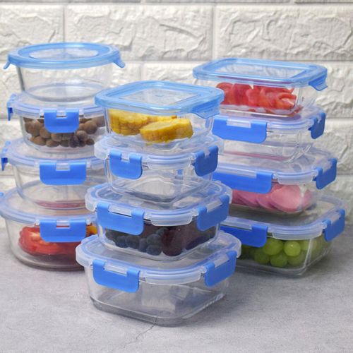 Pie Lock 12 contenitori per alimenti in vetro borosilicato QVC Italia