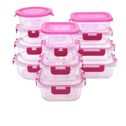 Pie Lock 12 contenitori per alimenti in vetro borosilicato QVC Italia