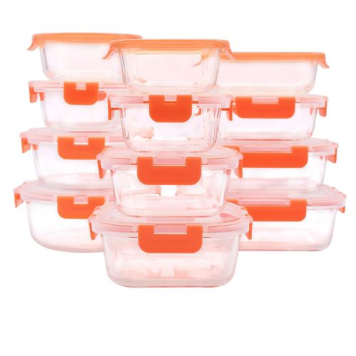 Pie Lock 12 contenitori per alimenti in vetro borosilicato QVC Italia