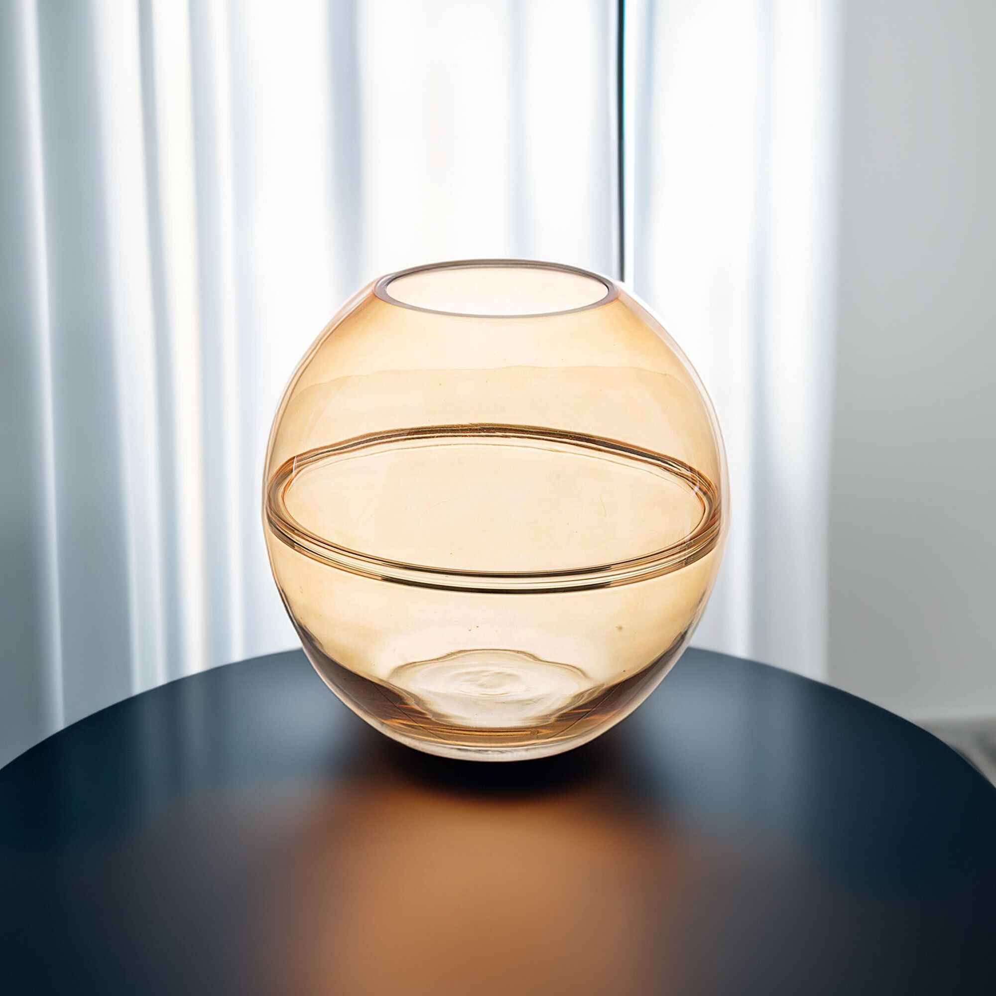 Image of Vaso in vetro ocra