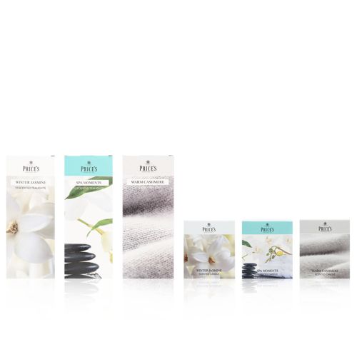 Price's Candles Set 3 giare medie con candele fragranze invernali - QVC  Italia