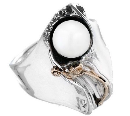 Cultured Pearl Ring, 14k Yellow Gold - Mills Jewelers