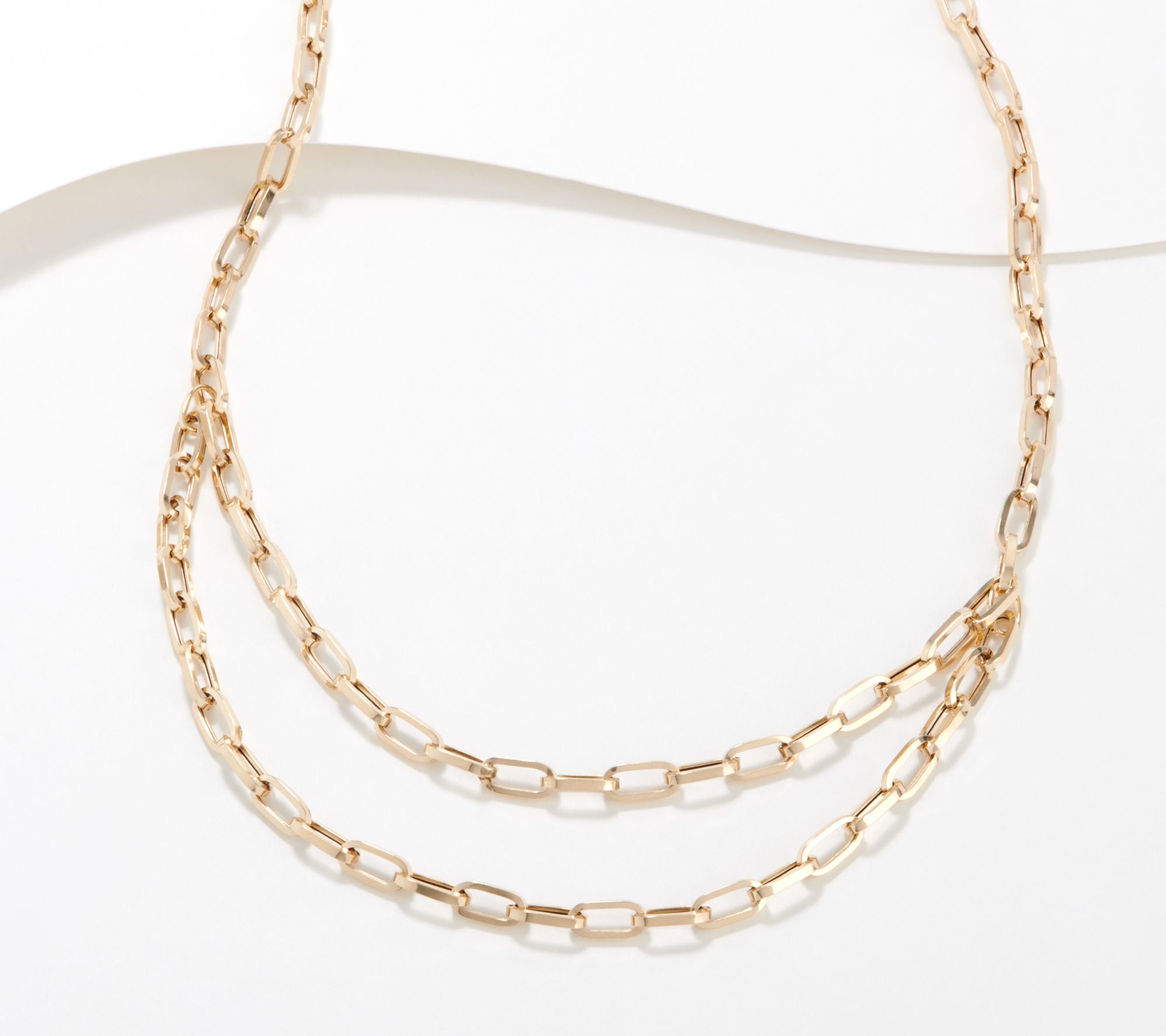 Layered 10k gold deals necklace