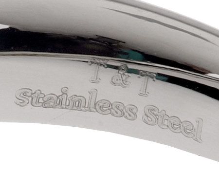 Steel by Design Cultured FreshwaterPearl Bypass Ring Stainless Steel ...