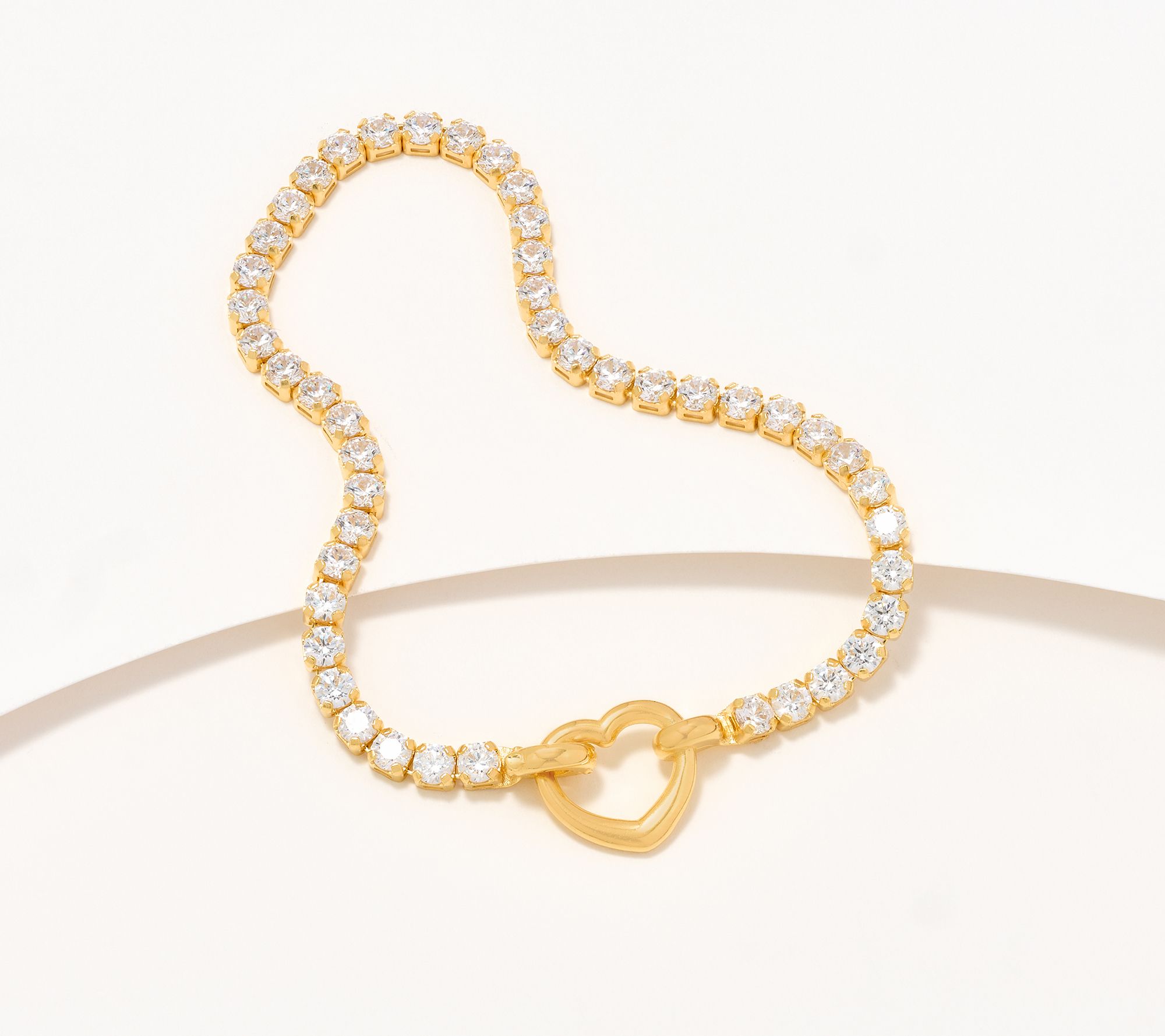 "As Is" Diamonique Italia Bracelet with Fancy Clasp, Yellow