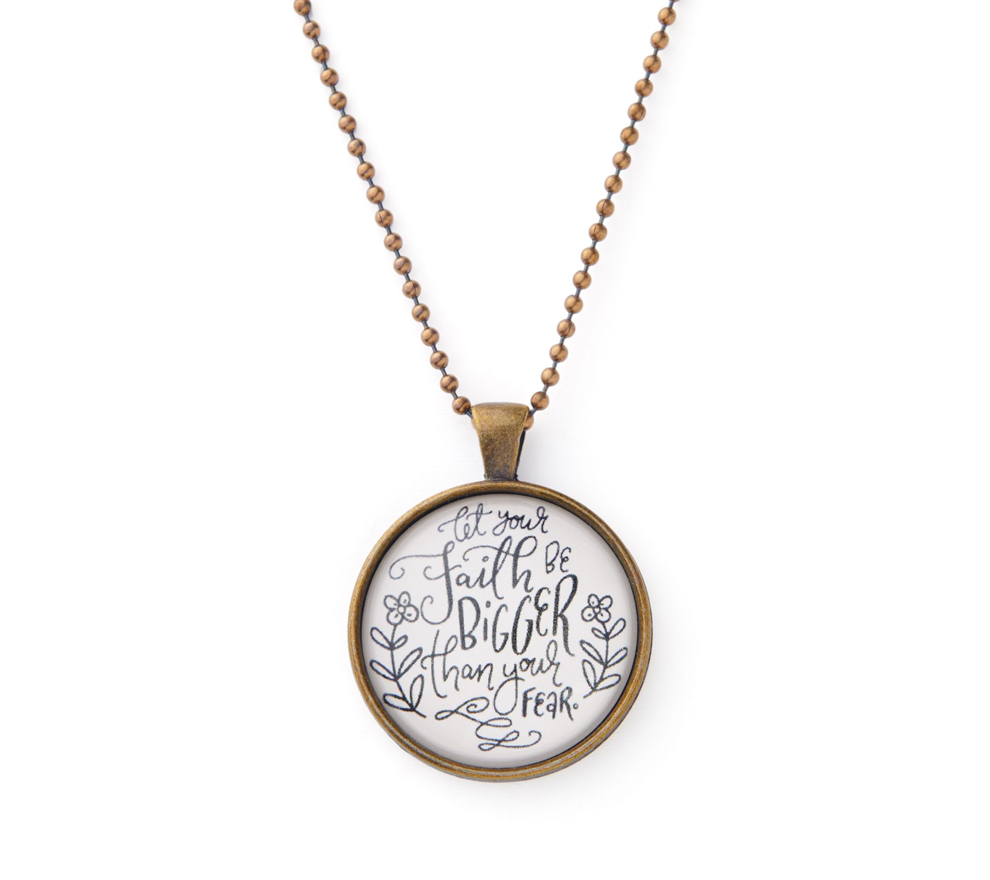 The Vintage Sparrow It Great Faith Pendant w/ Chain