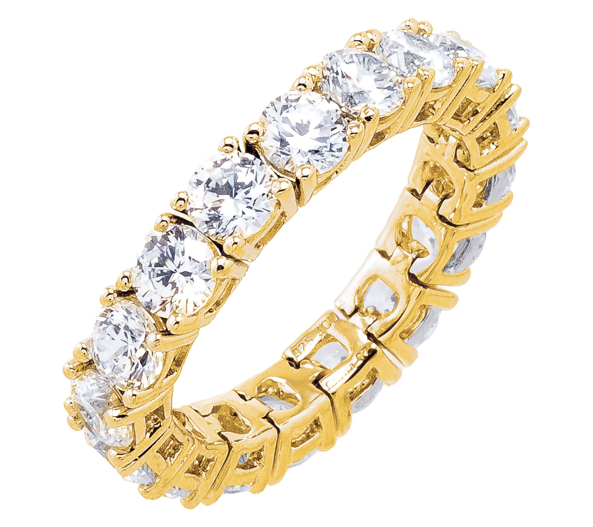 Diamonique X Jennifer Miller Round Flexible Eternity Band