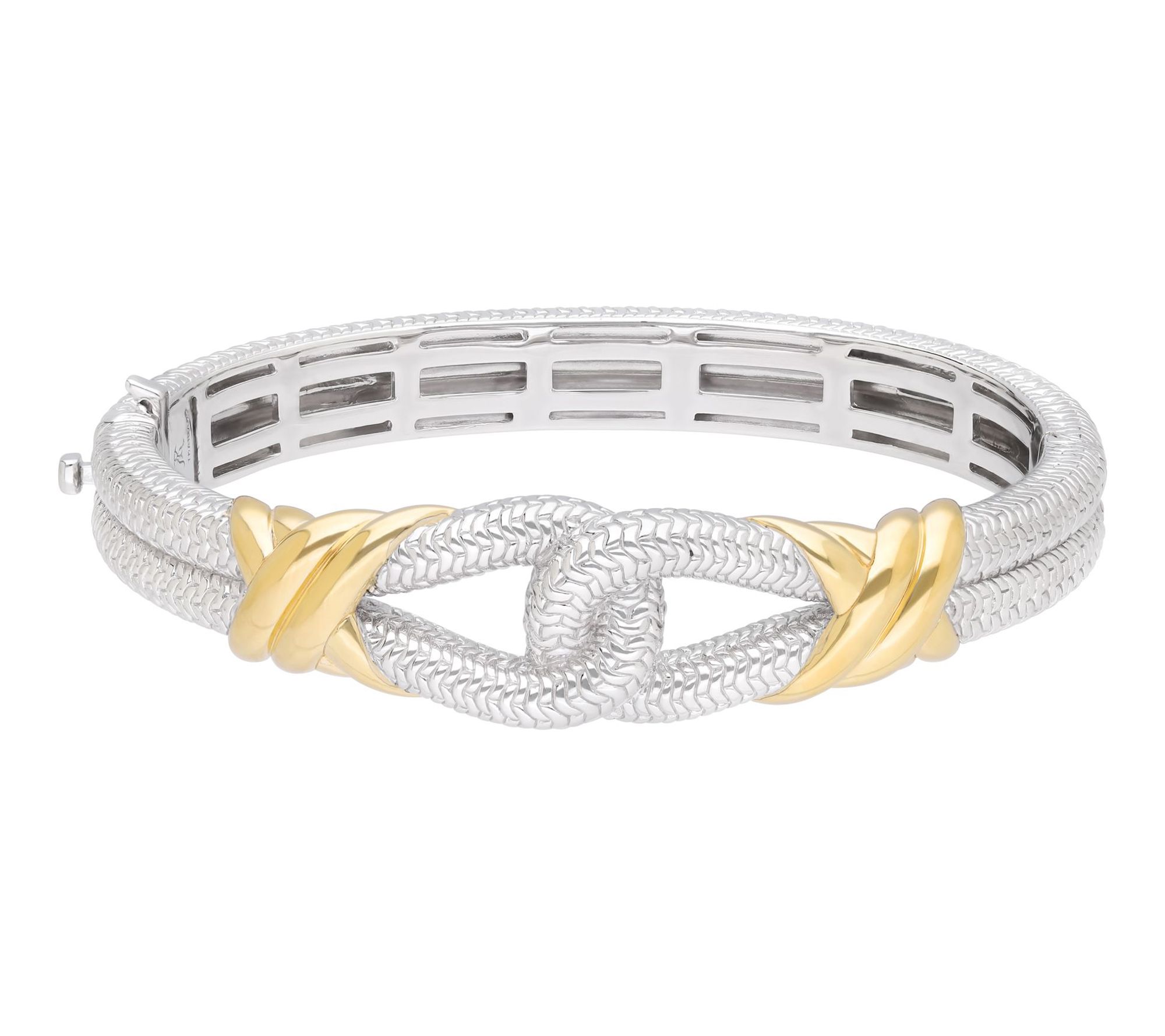 Tiffany Kay Studio Sterling Silver Two-Tone Hinged Cuff