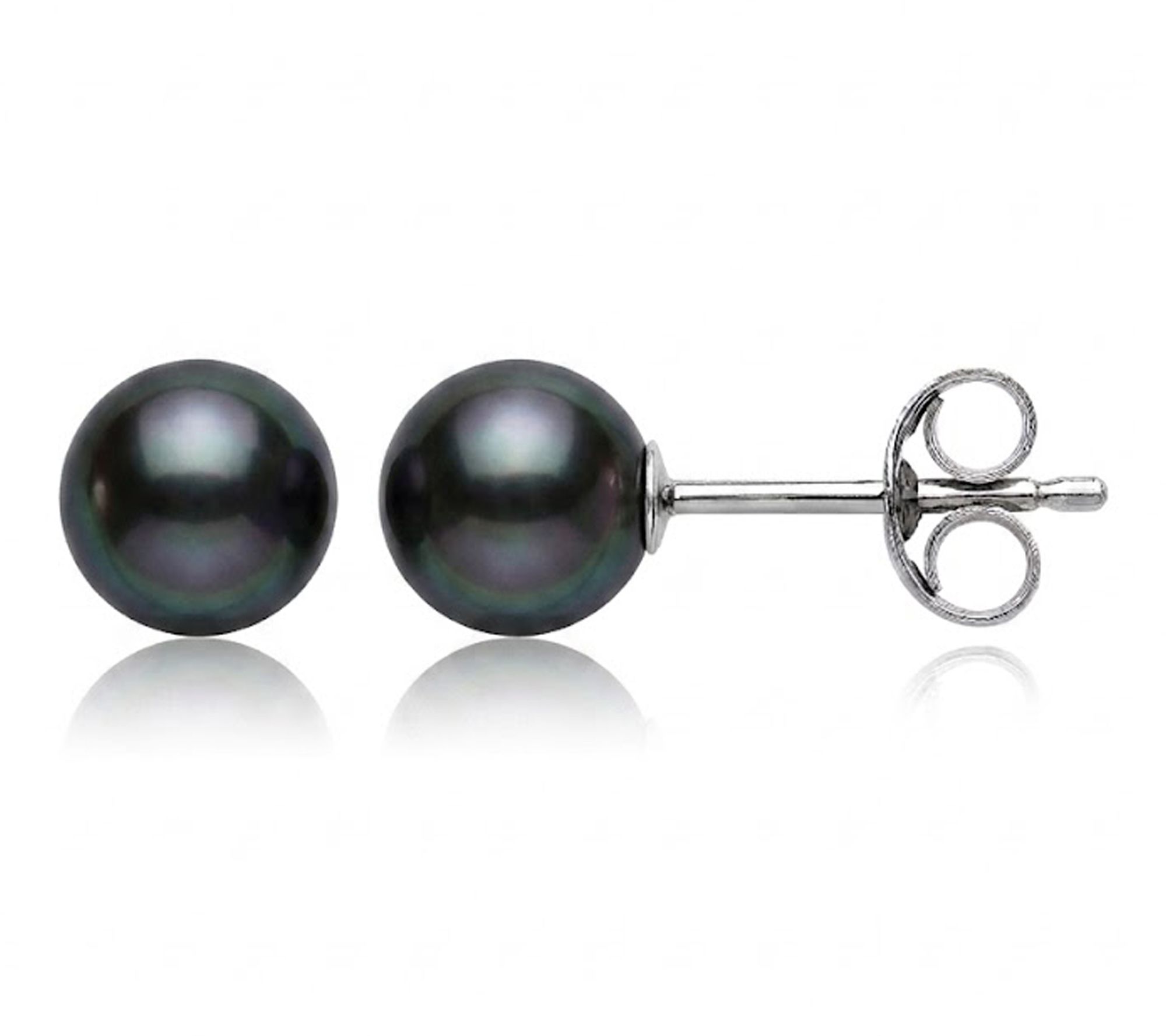 Amour De Pearl 5-6 mm Cultured Pearl Stud Earrings, Sterling