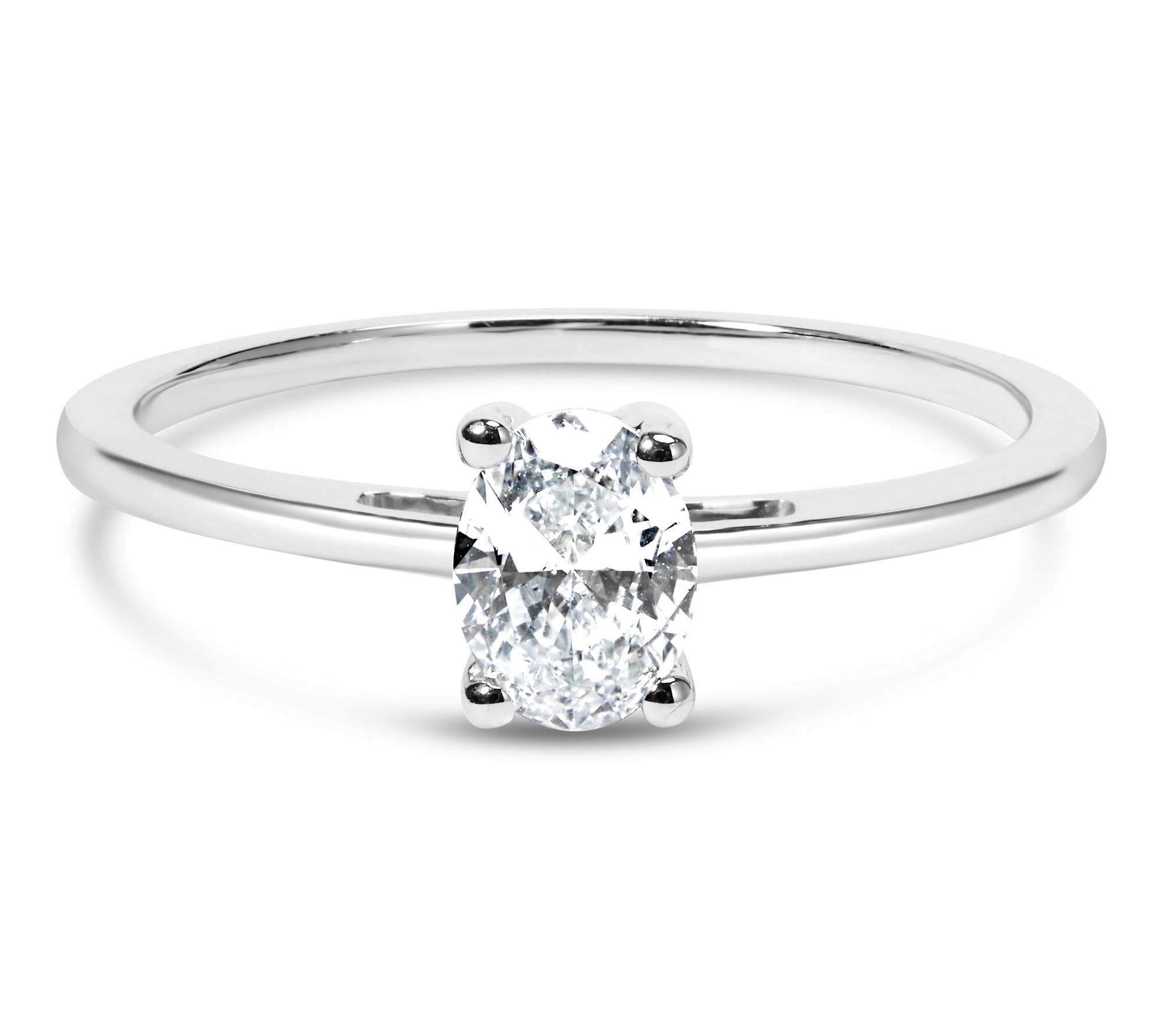 Haus of Brilliance Diamond Solitaire Ring, 14K