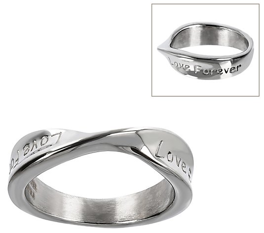 Steel By Design Inspirational Message Ring