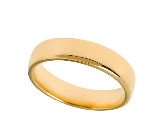 Veronese 18K Clad 5mm Silk Fit Band Ring