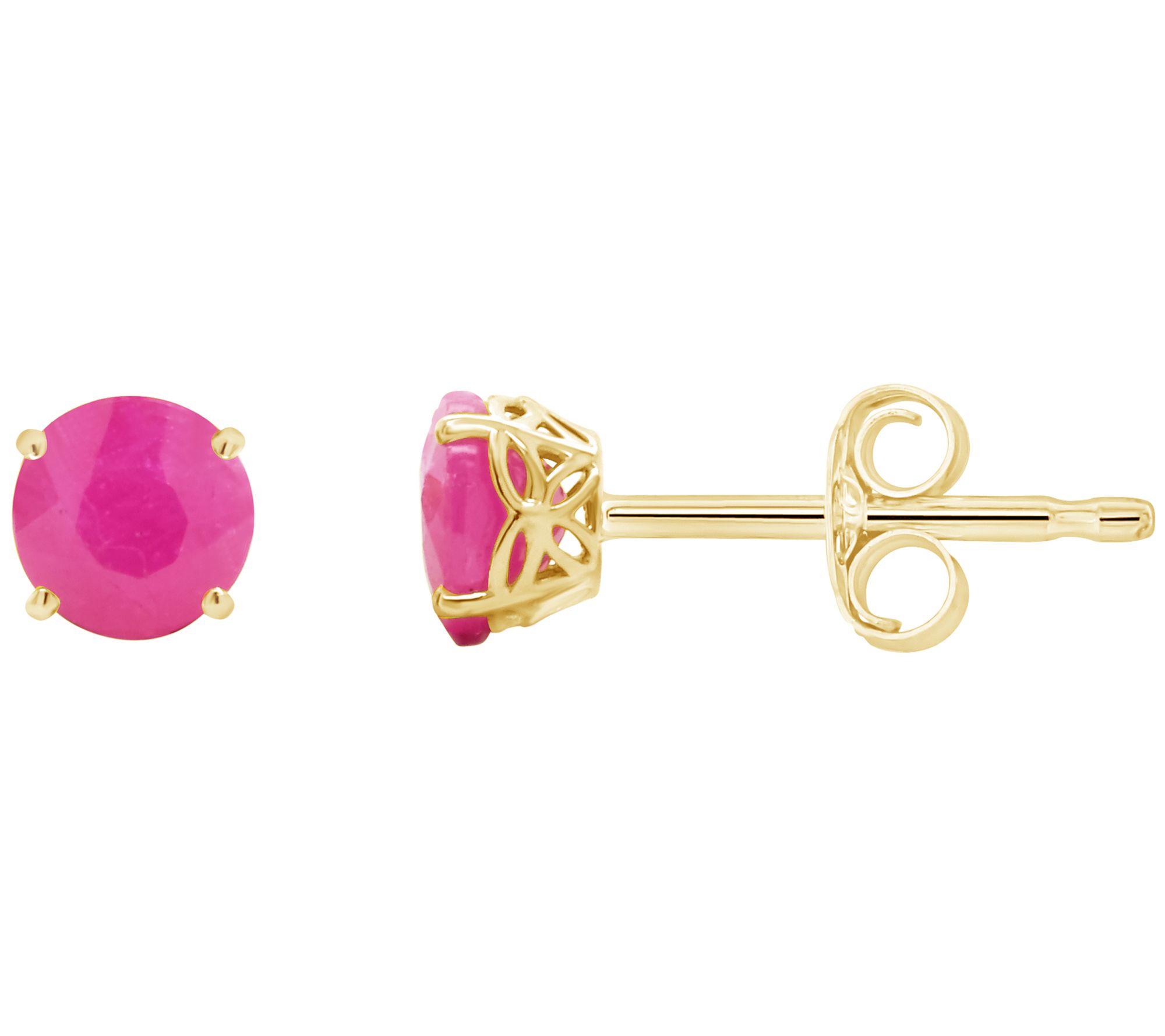 Affinity Gems Choice of Birthstone Stud Earrings, 14K Gold