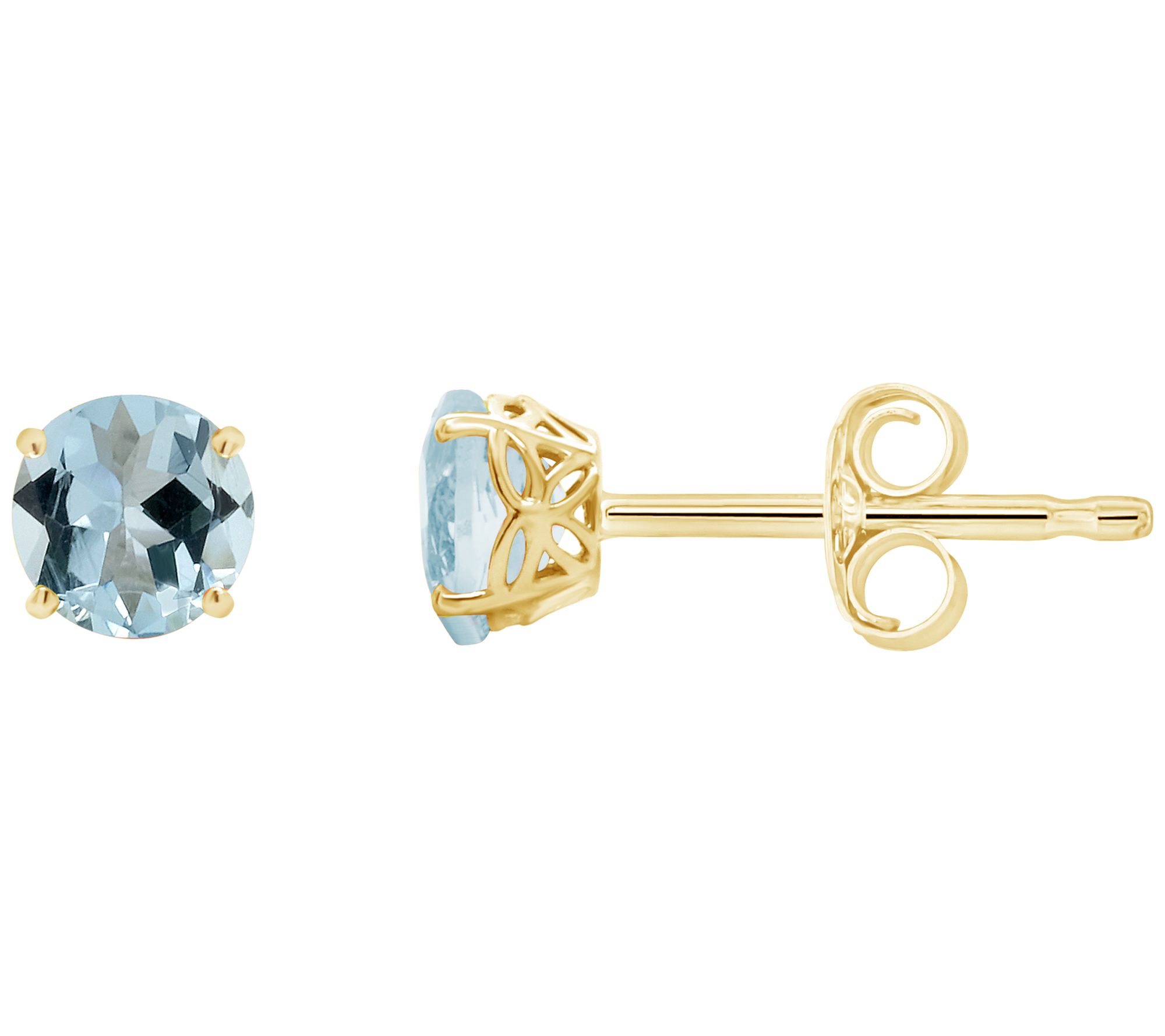 Affinity Gems Choice of Birthstone Stud Earrings, 14K Gold