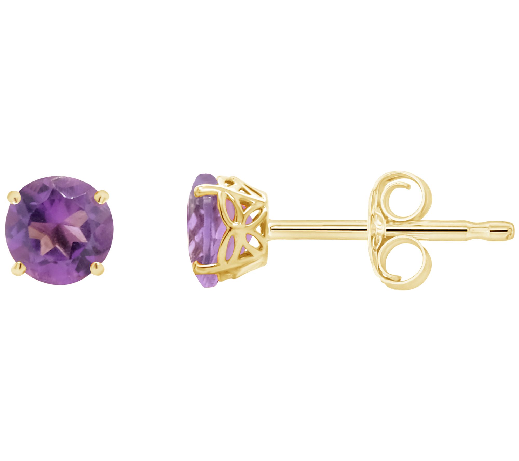 Affinity Gems Choice of Birthstone Stud Earrings, 14K Gold