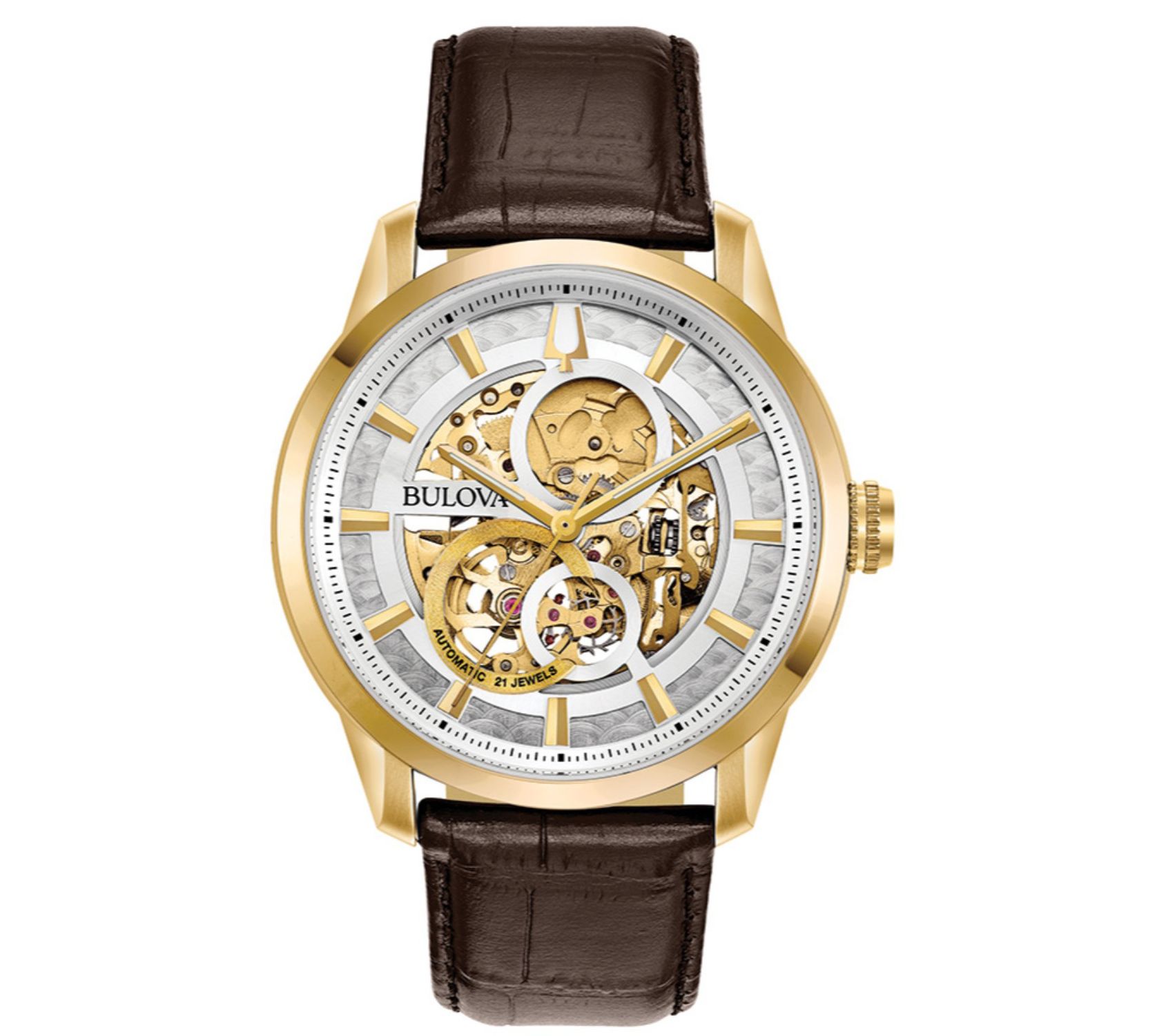 mens skeleton watch