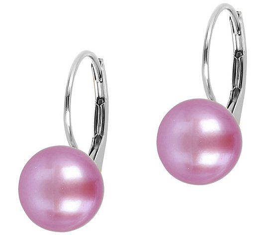 Honora Cultured Pearl Earrings, Sterling Silver