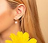 Honora Cultured Pearl Earrings, Sterling Silver, 4 of 6