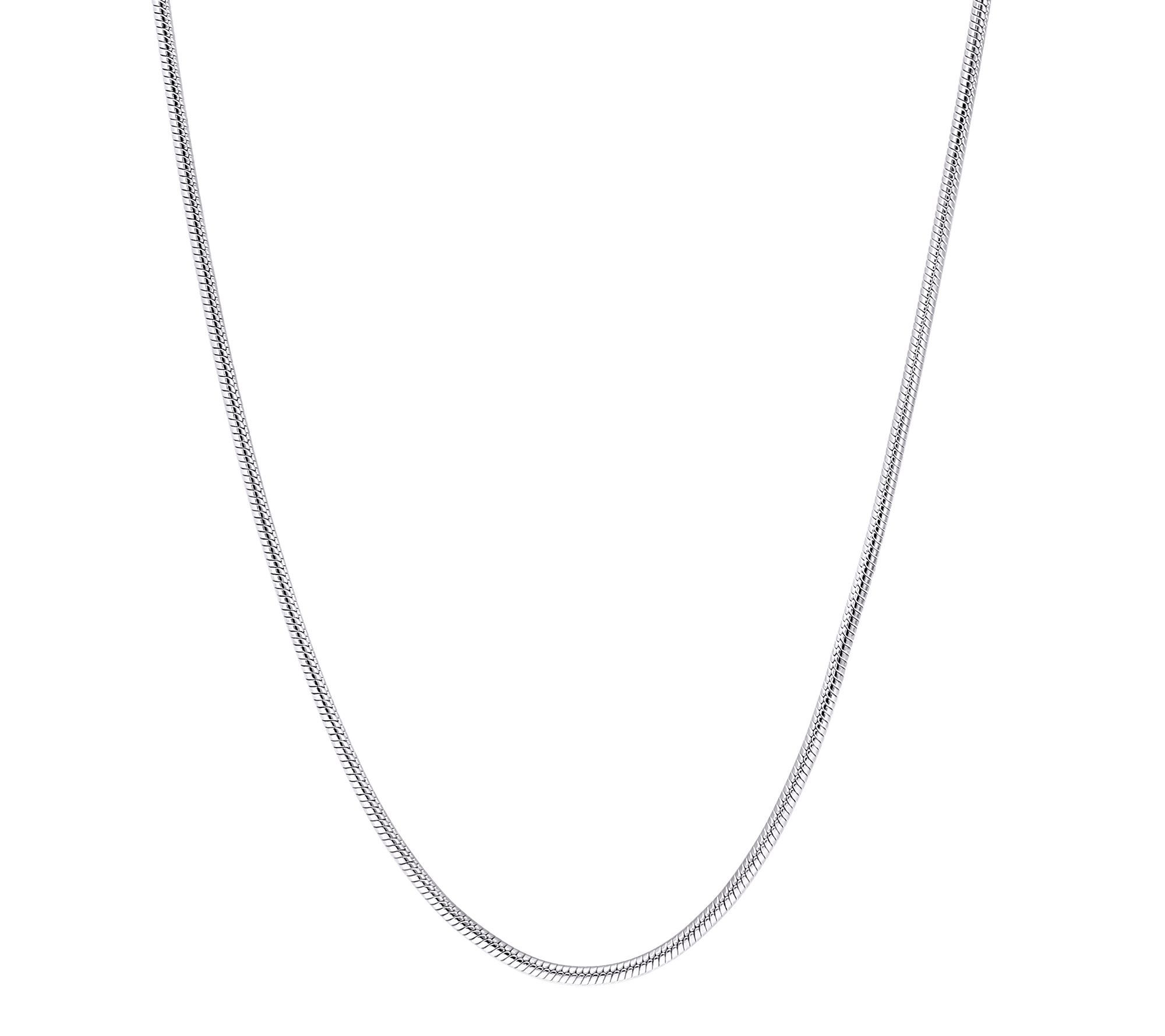 18" Snake Chain Necklace, Sterling Silver