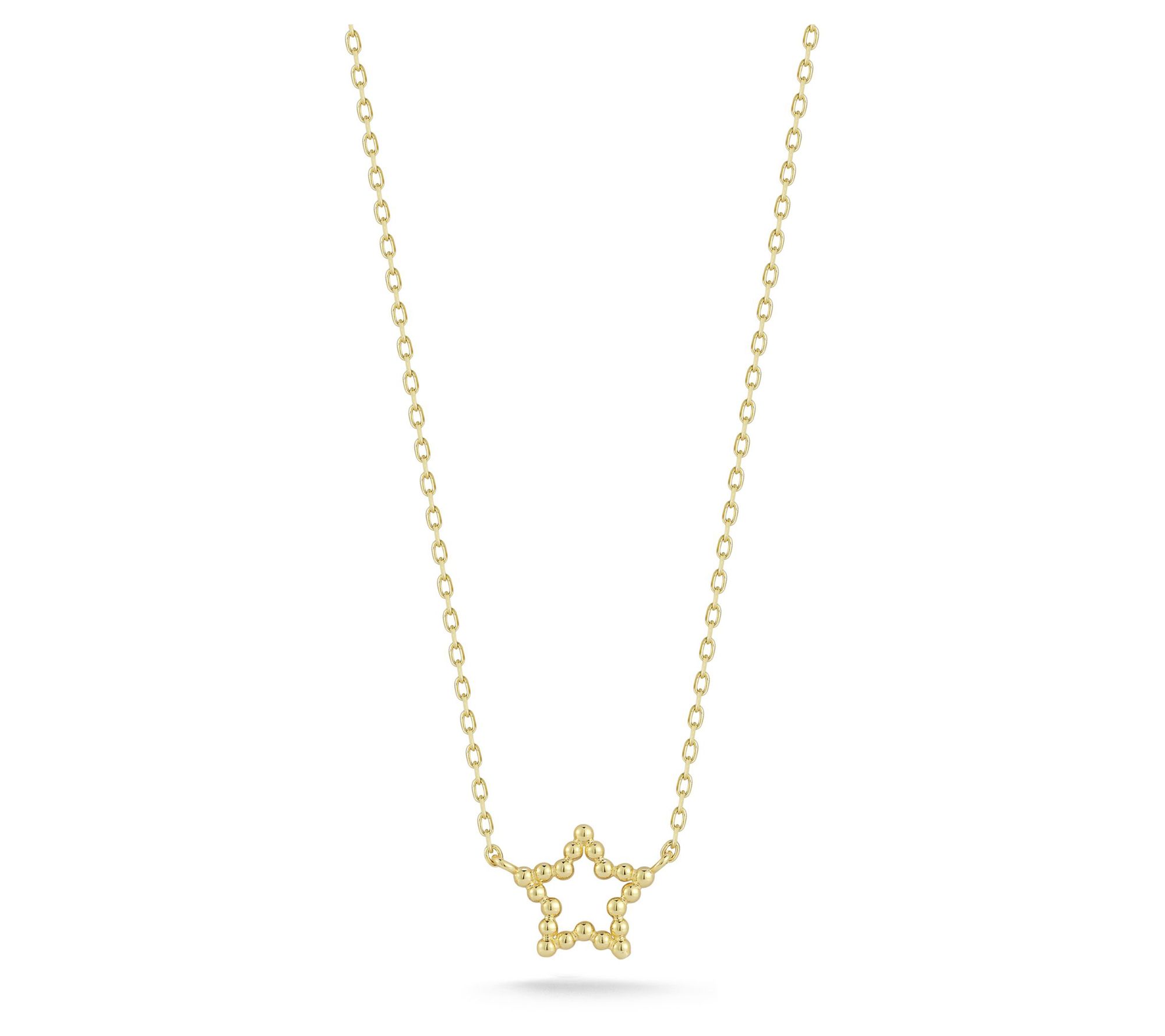 Luminosa Gold Bubble Star Necklace, 14K