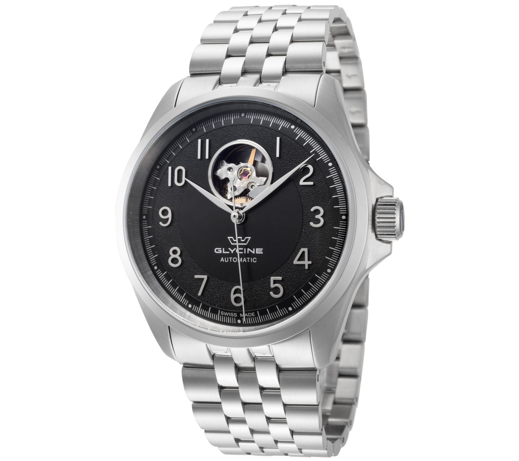 Glycine combat stainless shop steel automatic men's watch